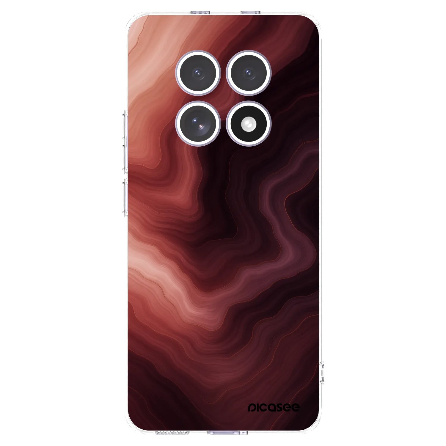 Picasee silikónový prehľadný obal pre Xiaomi Redmi Note 15 - Rouge