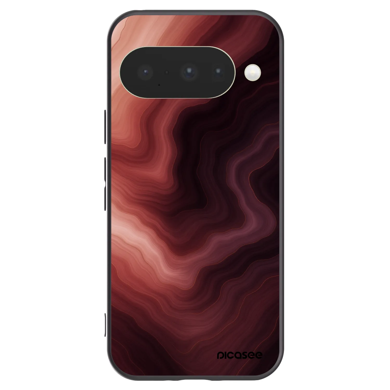 Picasee silikónový čierny obal pre Google Pixel 10 - Rouge