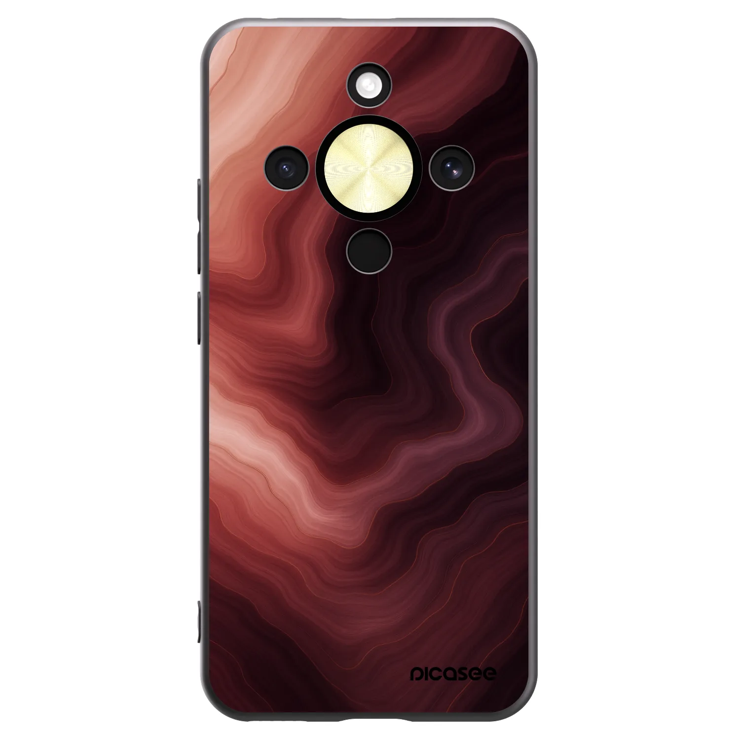 Picasee silikónový čierny obal pre Honor Magic8 Lite 5G - Rouge