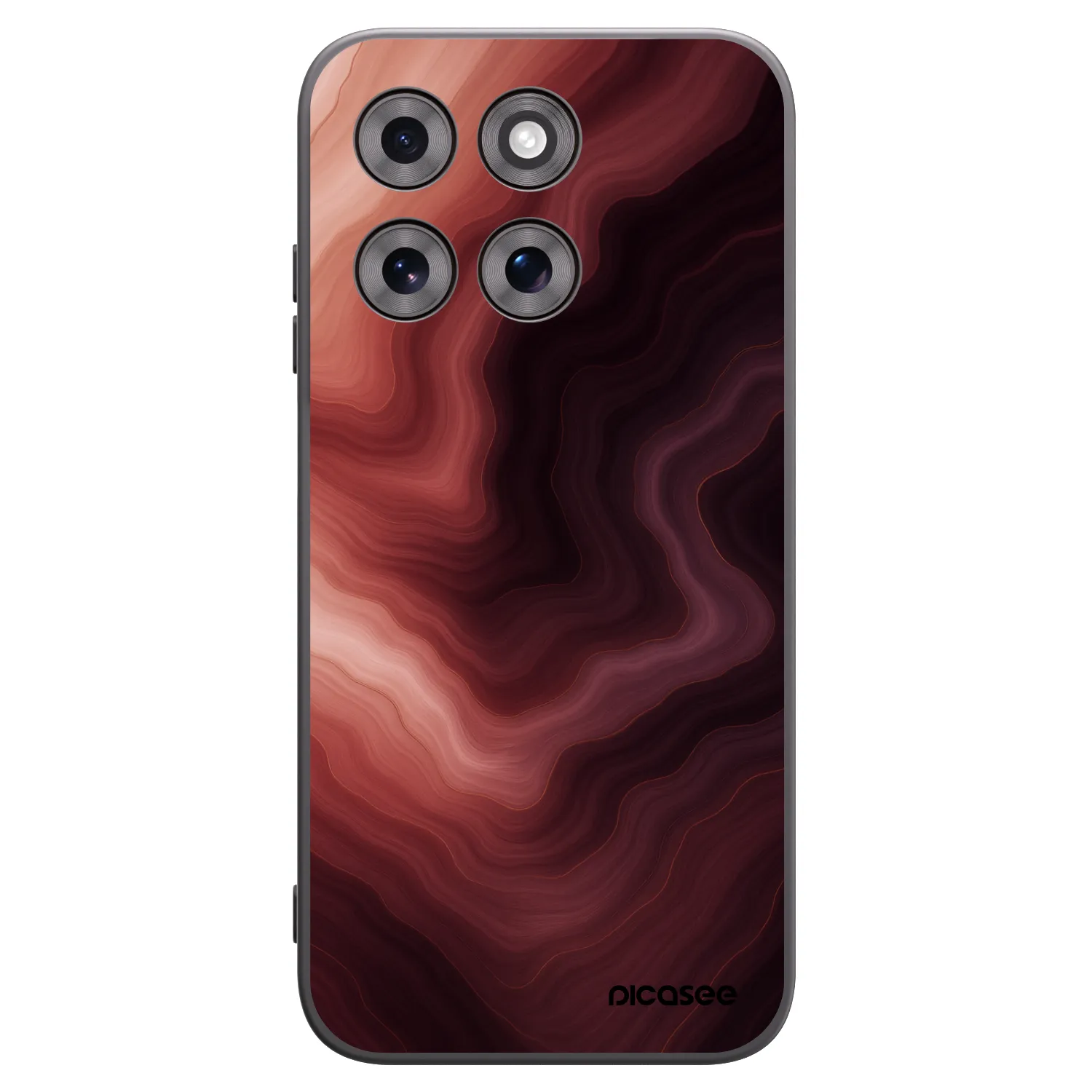 Picasee silikónový čierny obal pre Motorola Moto G77 - Rouge