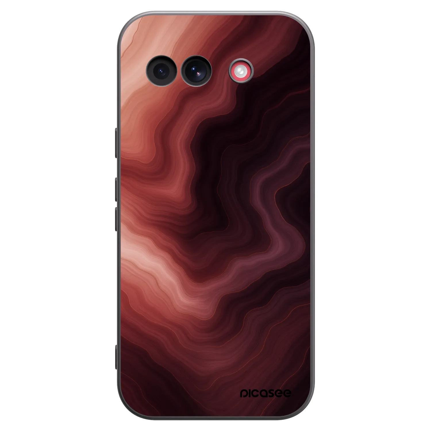 Picasee silikónový čierny obal pre Google Pixel 10a - Rouge