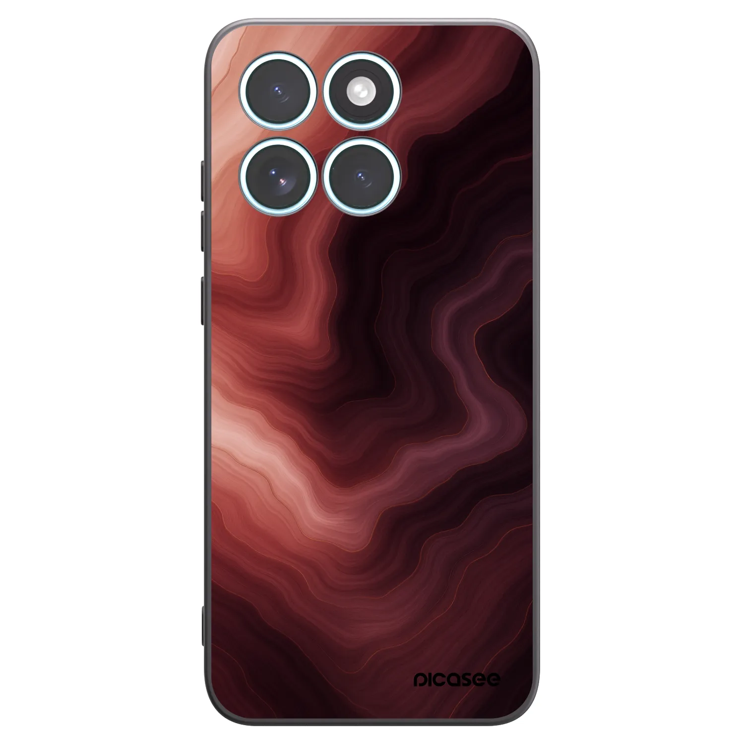 Picasee silikónový čierny obal pre Motorola Edge 70 Fusion - Rouge