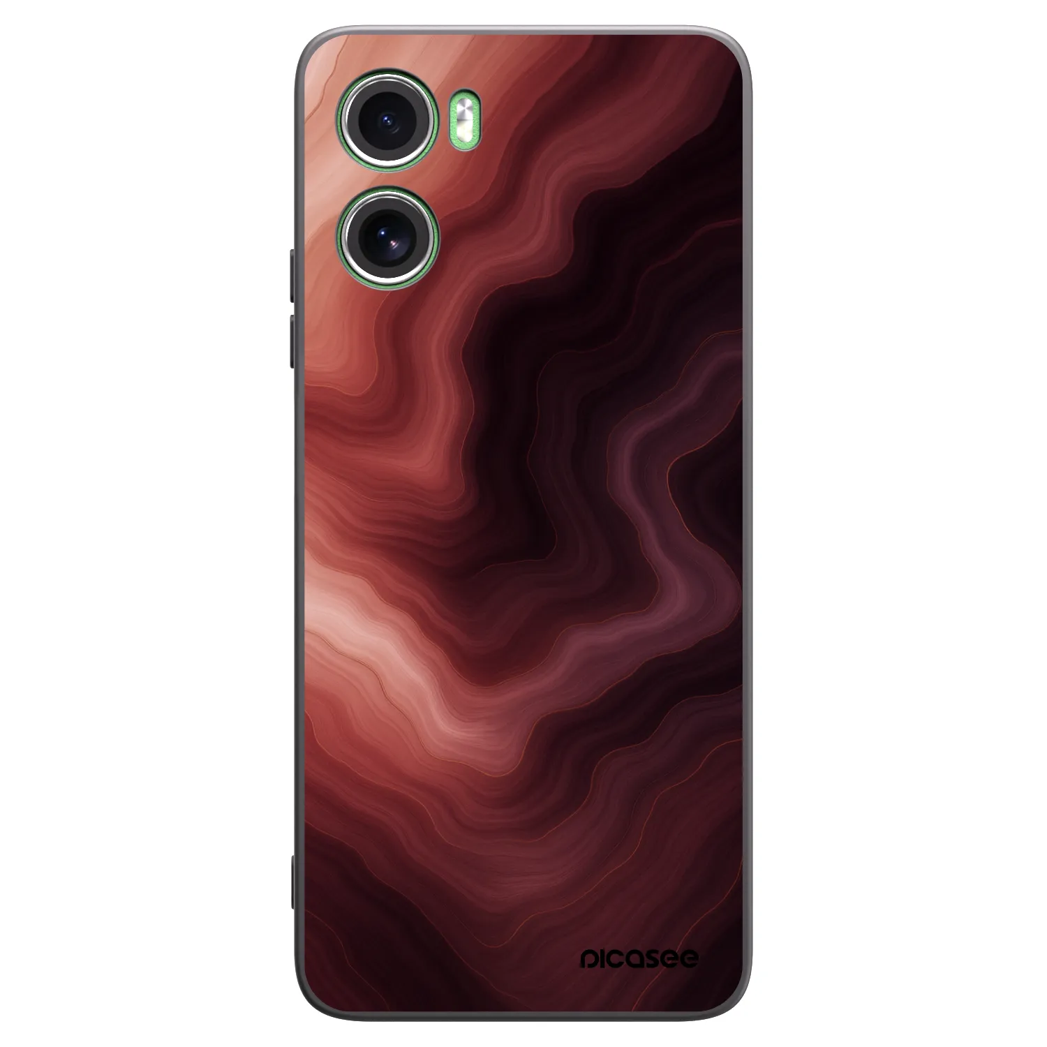 Picasee silikónový čierny obal pre Motorola Moto G06 - Rouge