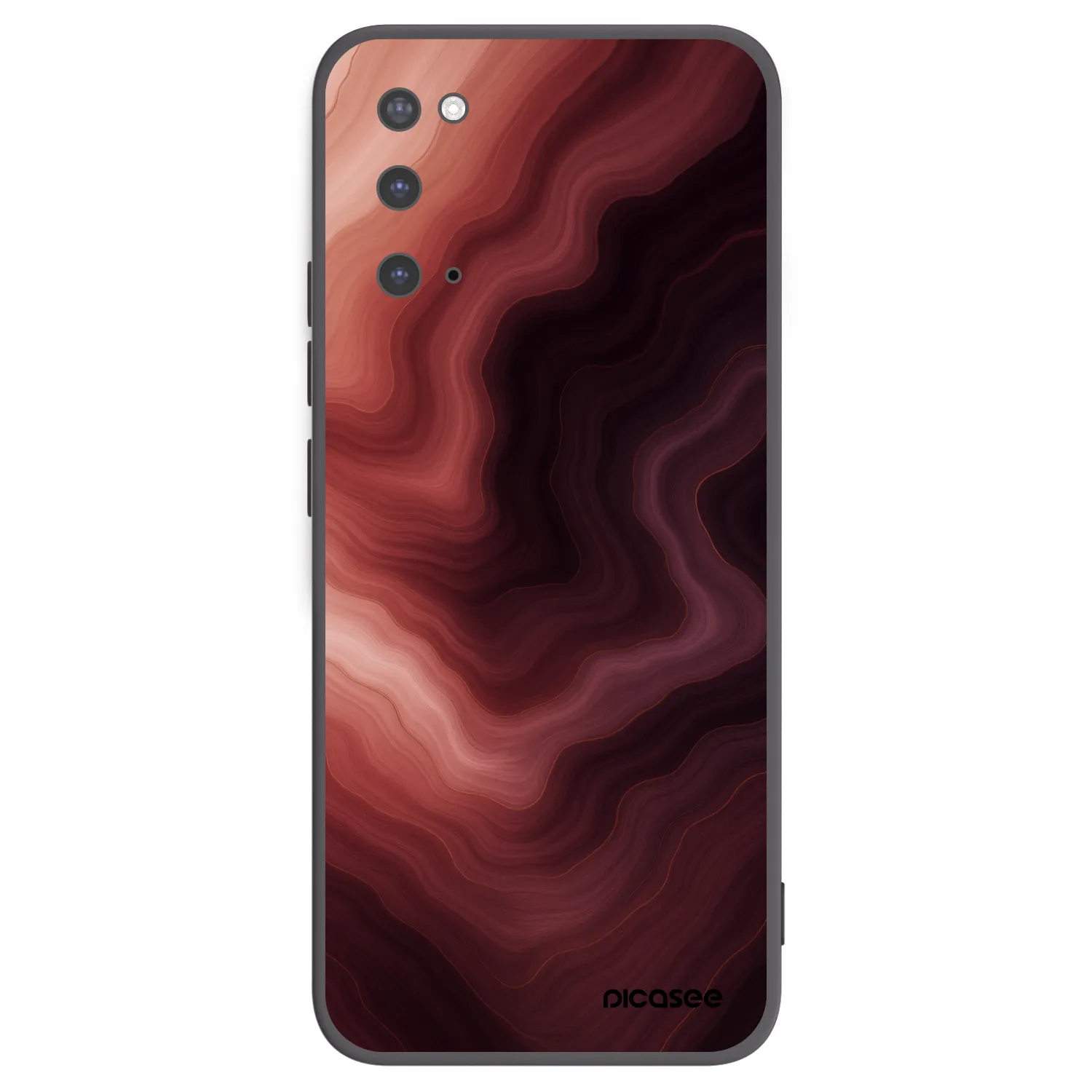 Picasee silikónový čierny obal pre Samsung Galaxy S20 G980F - Rouge
