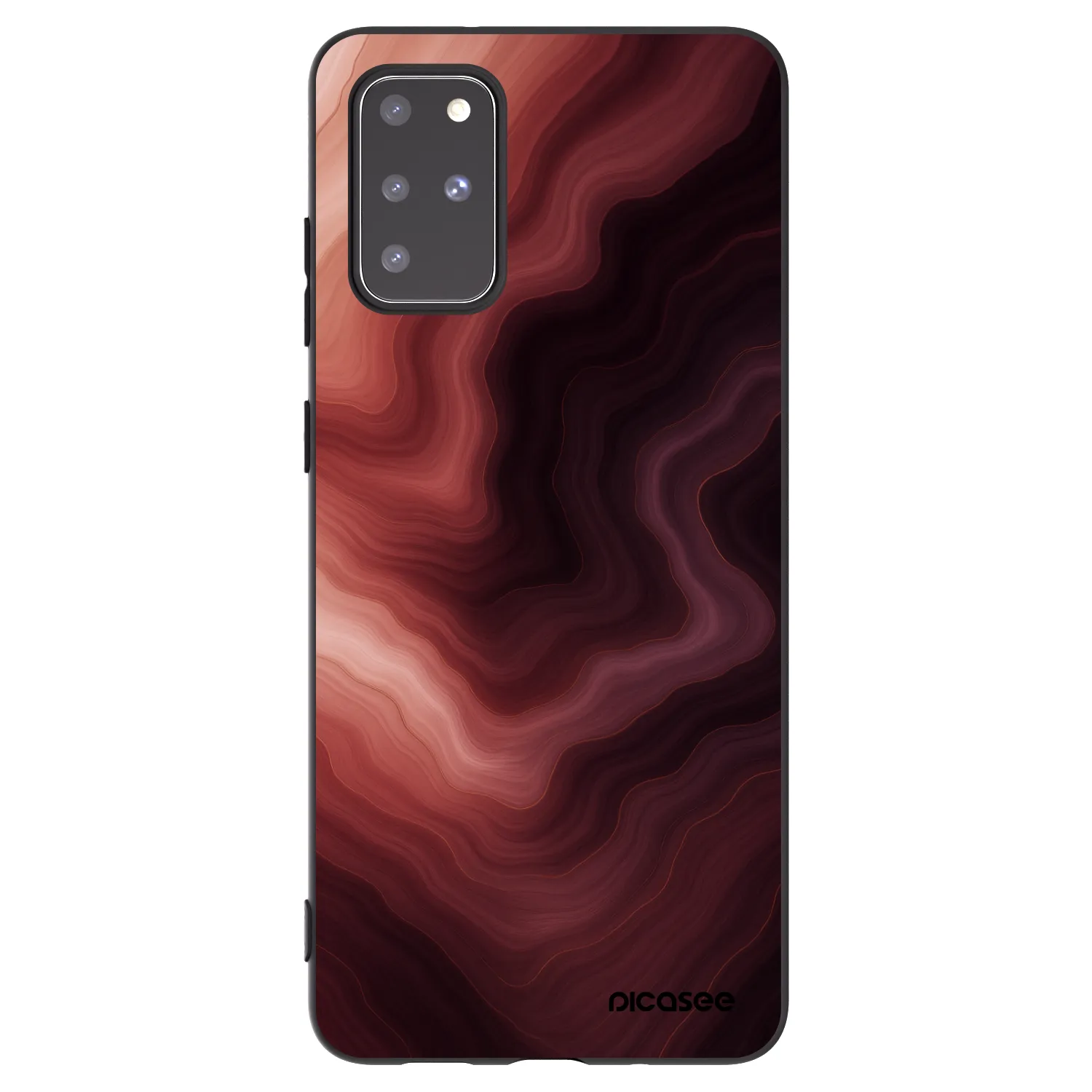Picasee silikónový čierny obal pre Samsung Galaxy S20+ G985F - Rouge