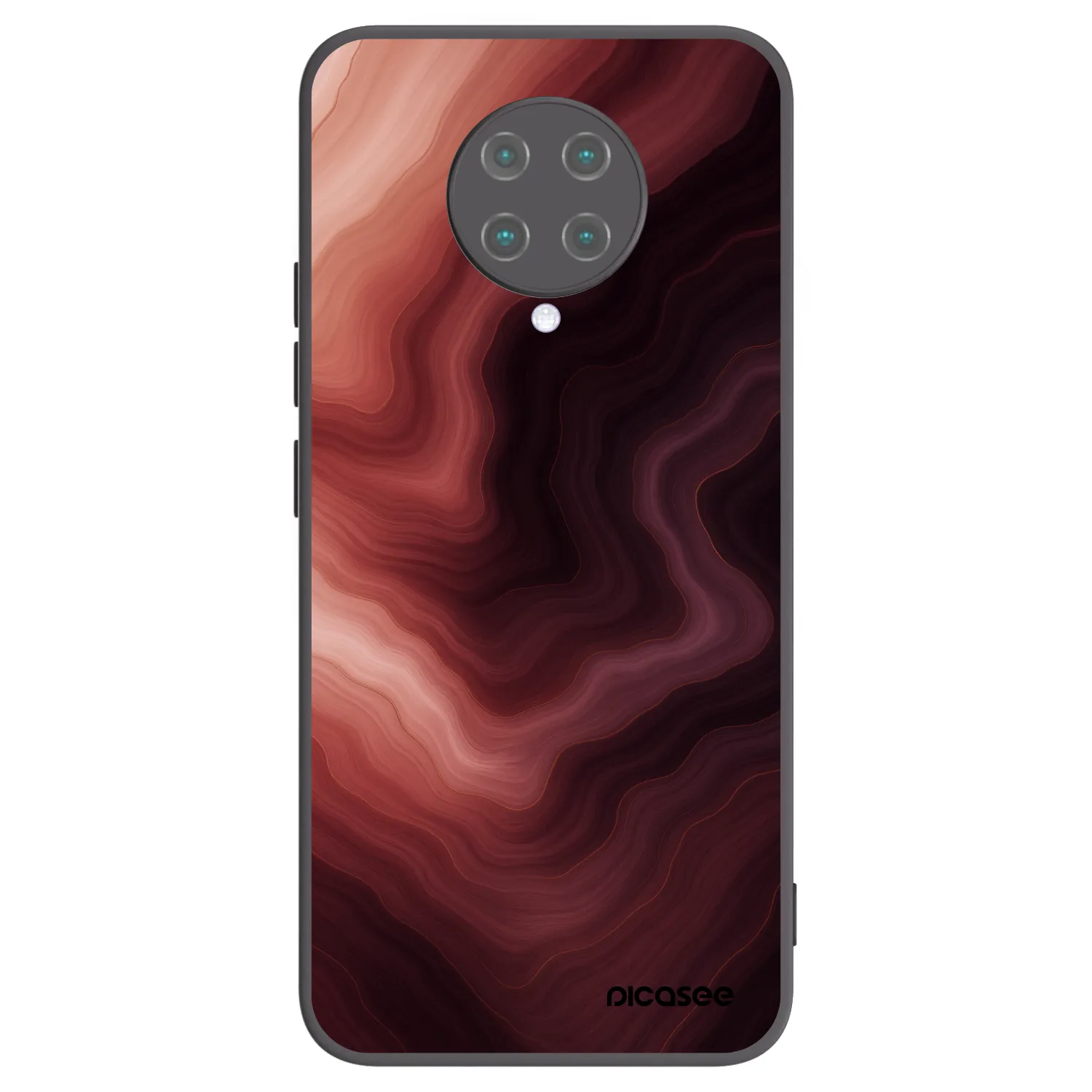 Picasee silikónový čierny obal pre Xiaomi Poco F2 Pro - Rouge