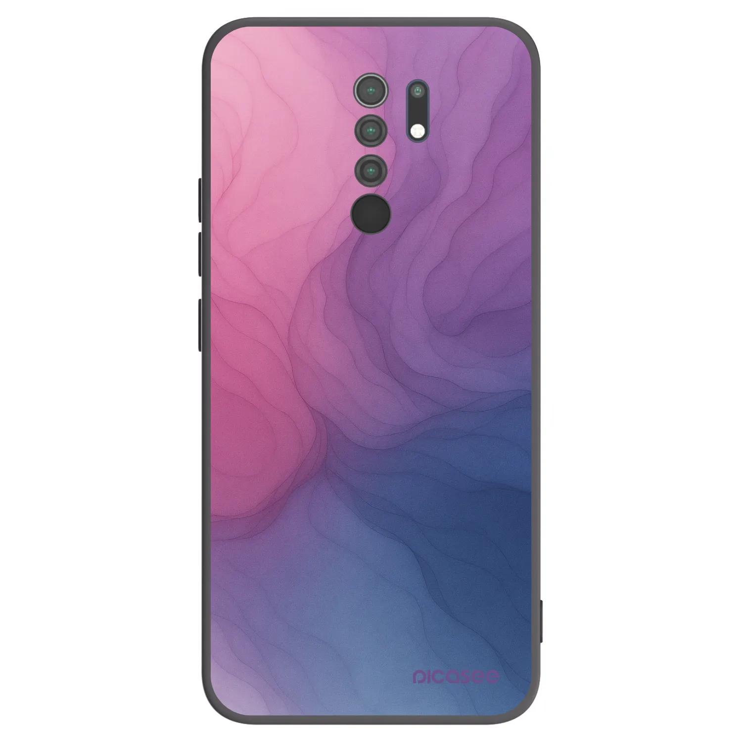 Picasee silikónový čierny obal pre Xiaomi Redmi 9 - Silk