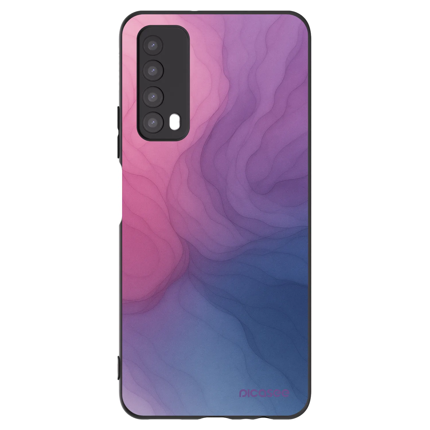 Picasee silikónový čierny obal pre Huawei P Smart 2021 - Silk
