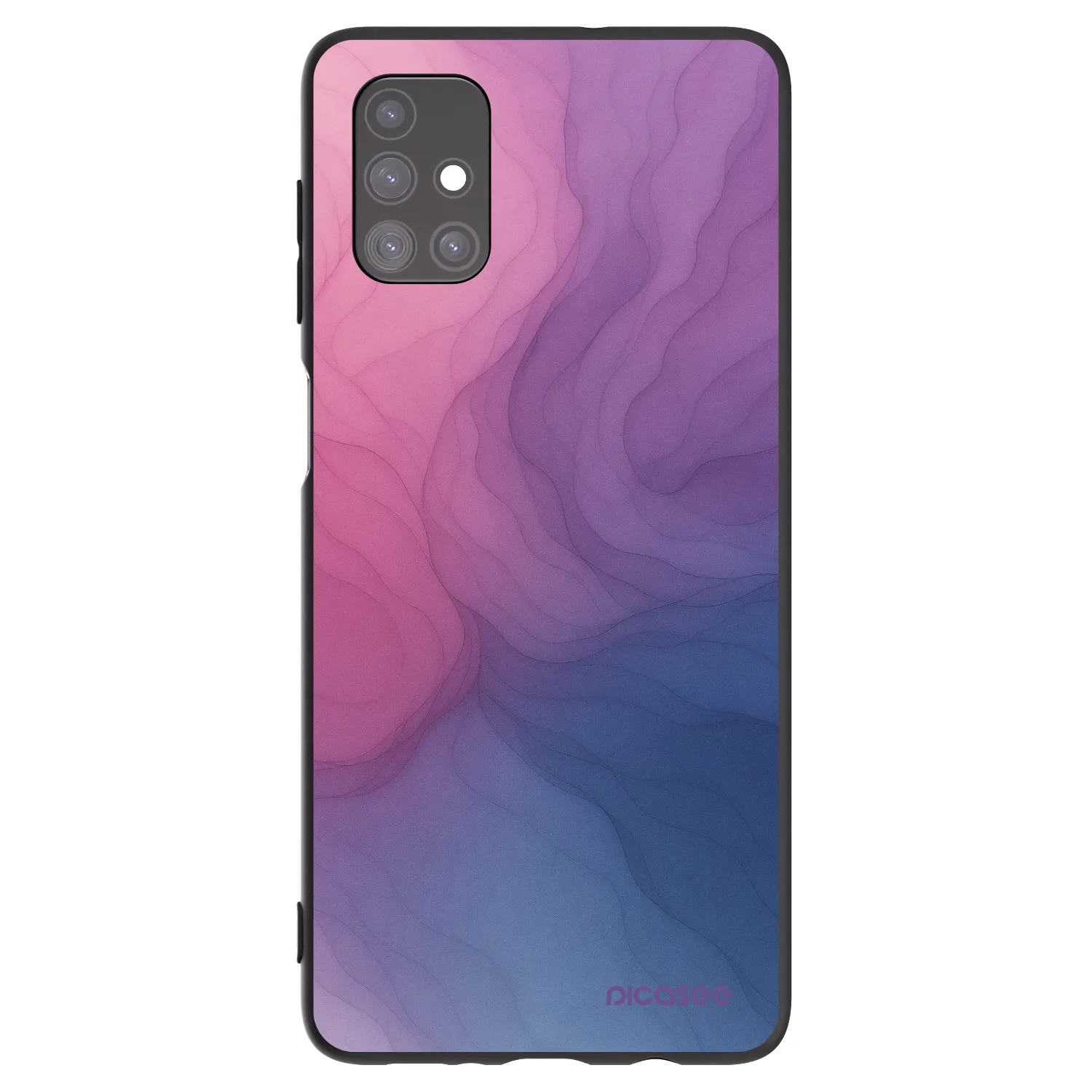 Picasee silikónový čierny obal pre Samsung Galaxy M51 M515F - Silk