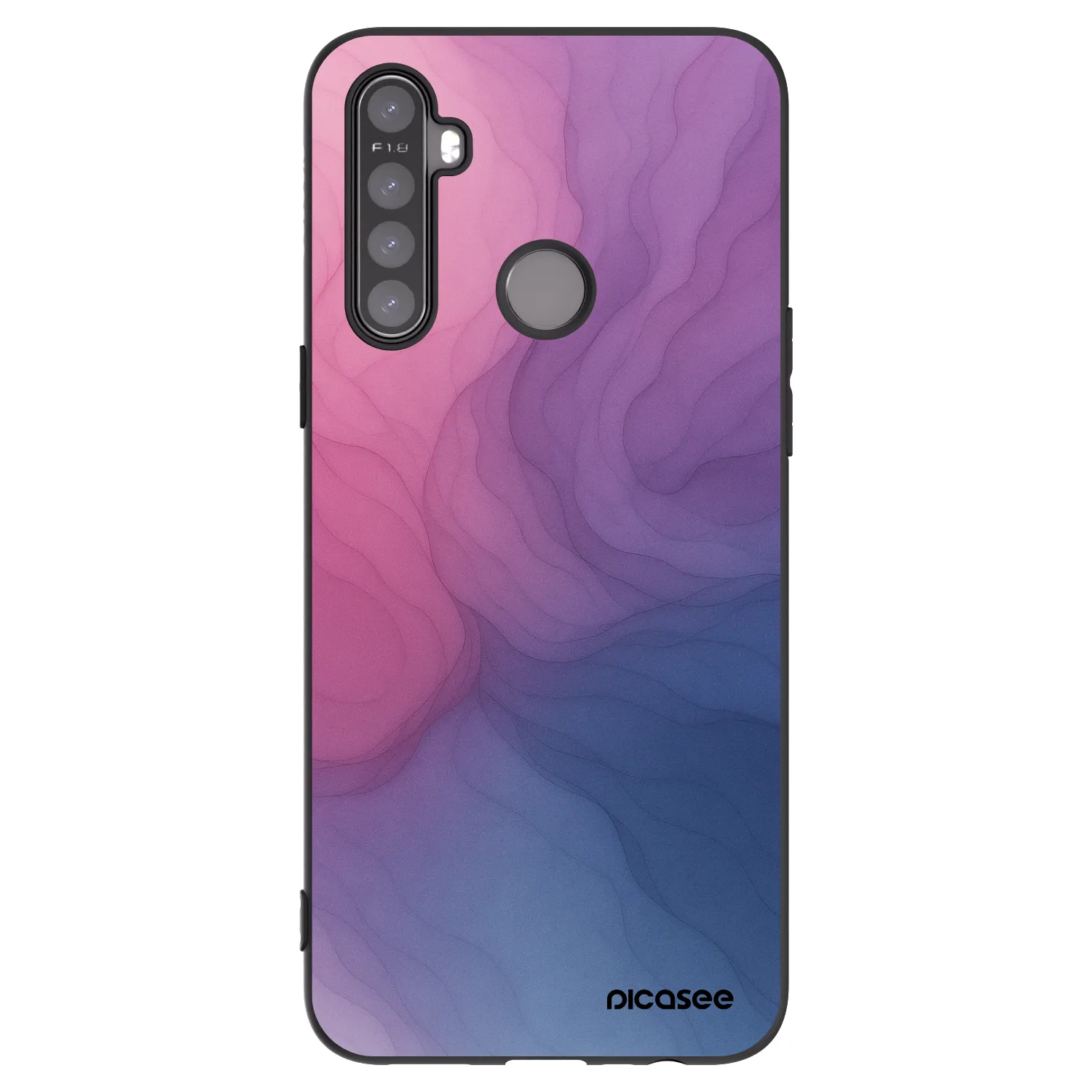 Picasee silikónový čierny obal pre Realme 5 - Silk