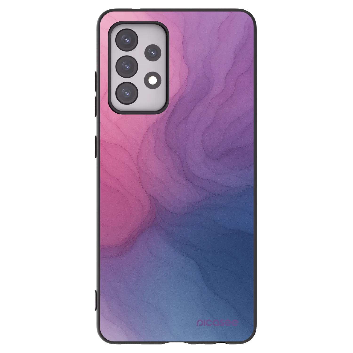Picasee silikónový čierny obal pre Samsung Galaxy A52s 5G A528B - Silk