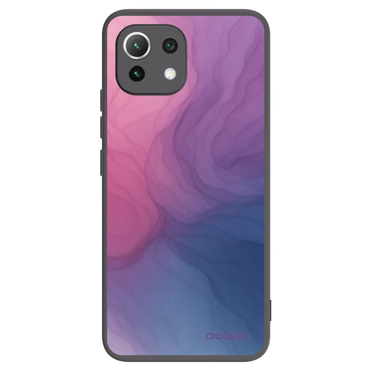 Picasee silikónový čierny obal pre Xiaomi 11 Lite 5G NE - Silk