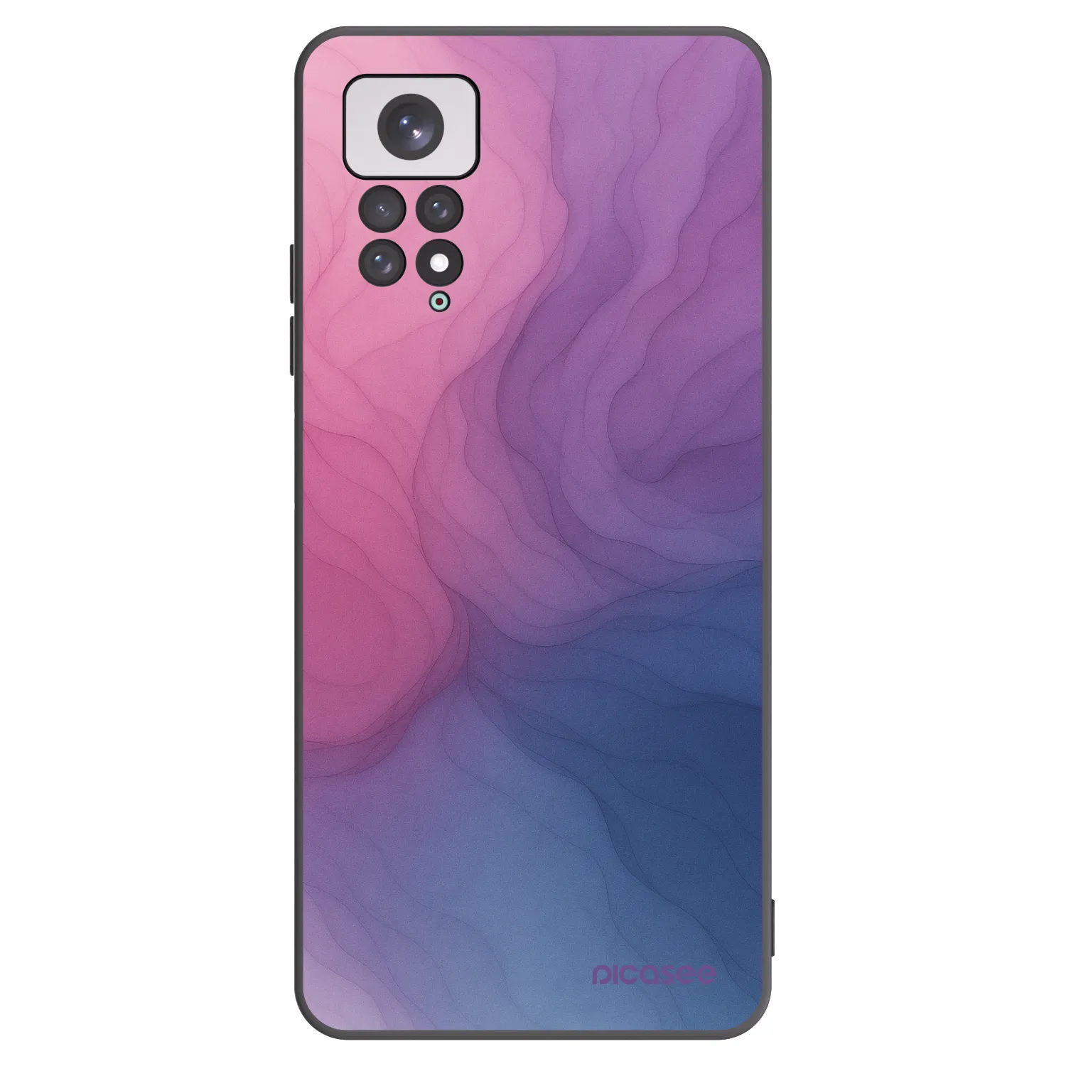 Picasee silikónový čierny obal pre Xiaomi Redmi Note 11 - Silk