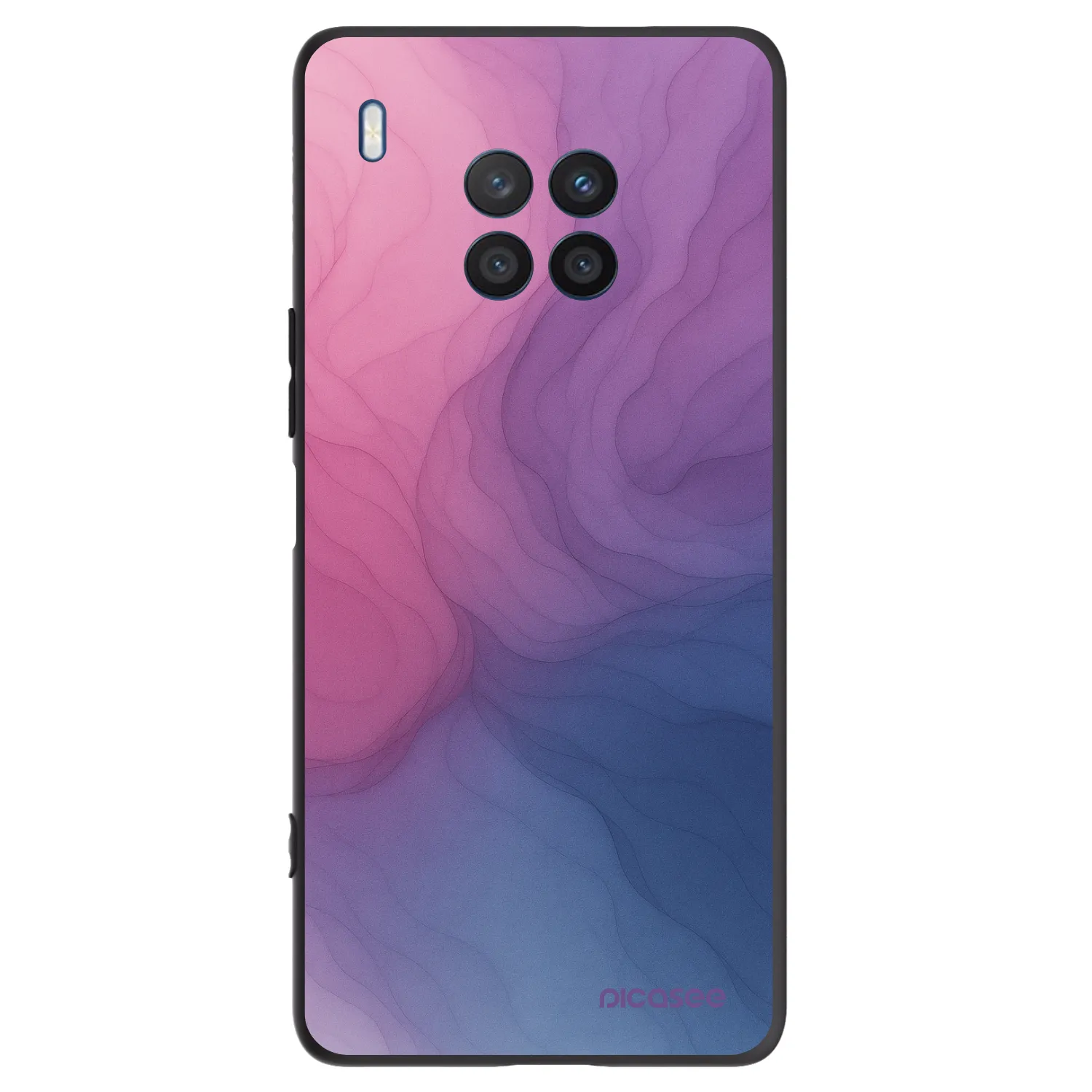 Picasee silikónový čierny obal pre Honor 50 Lite - Silk