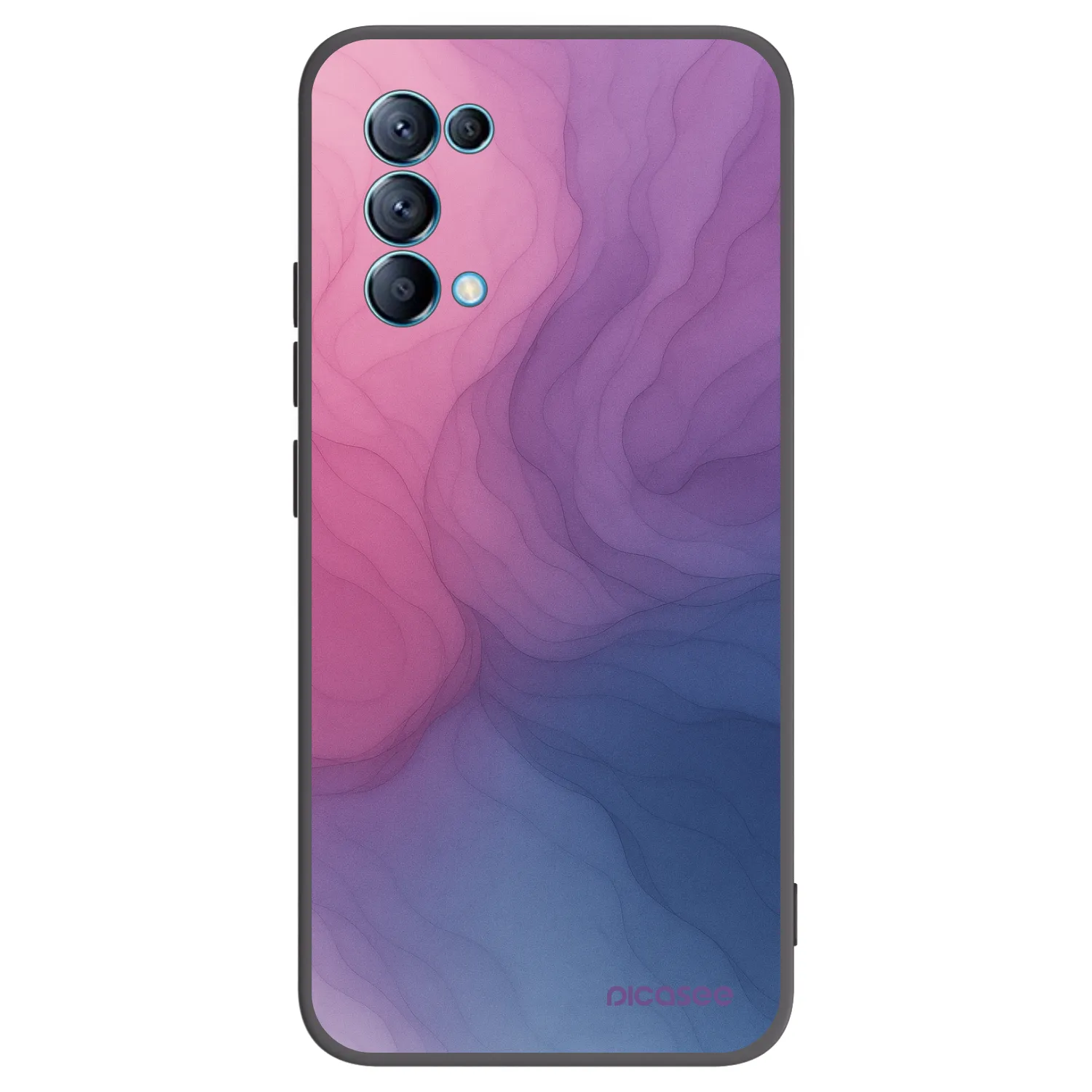 Picasee silikónový čierny obal pre OPPO Reno 5 5G - Silk