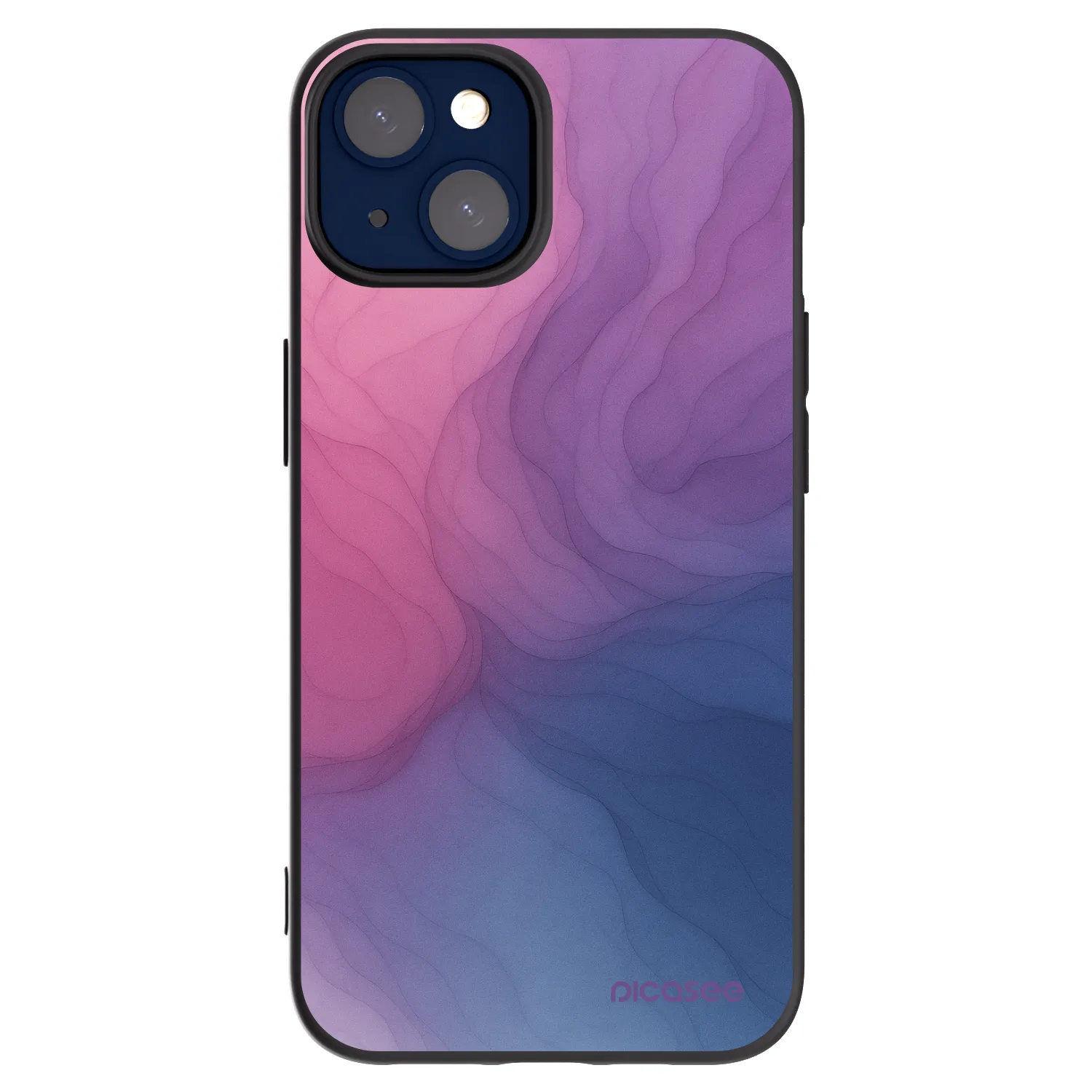 Silikónový čierny obal pre Apple iPhone 14 - Silk