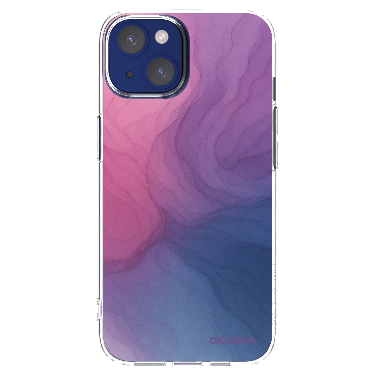 Silikónový prehľadný obal pre Apple iPhone 14 - Silk