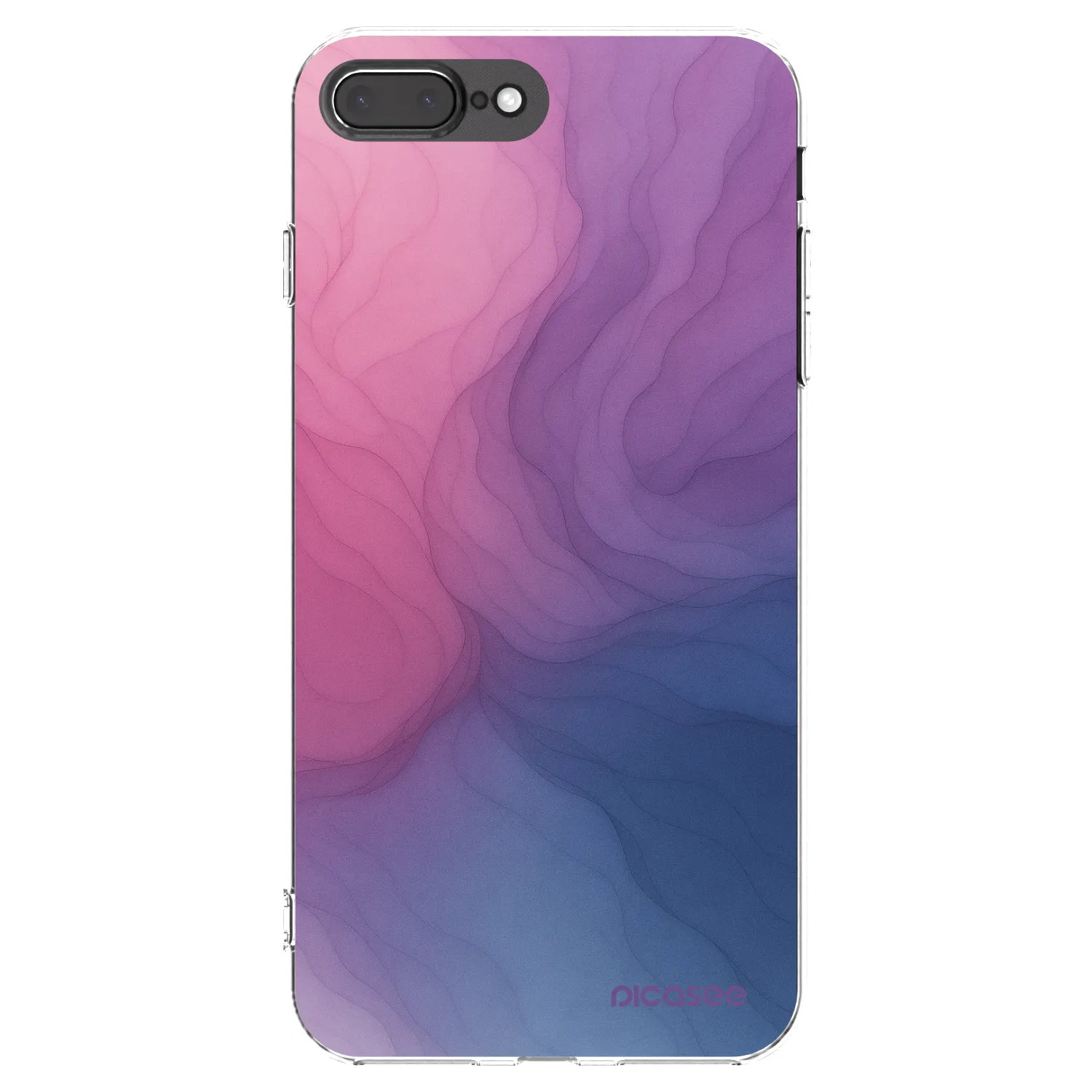 Picasee silikónový prehľadný obal pre Apple iPhone 8 Plus - Silk