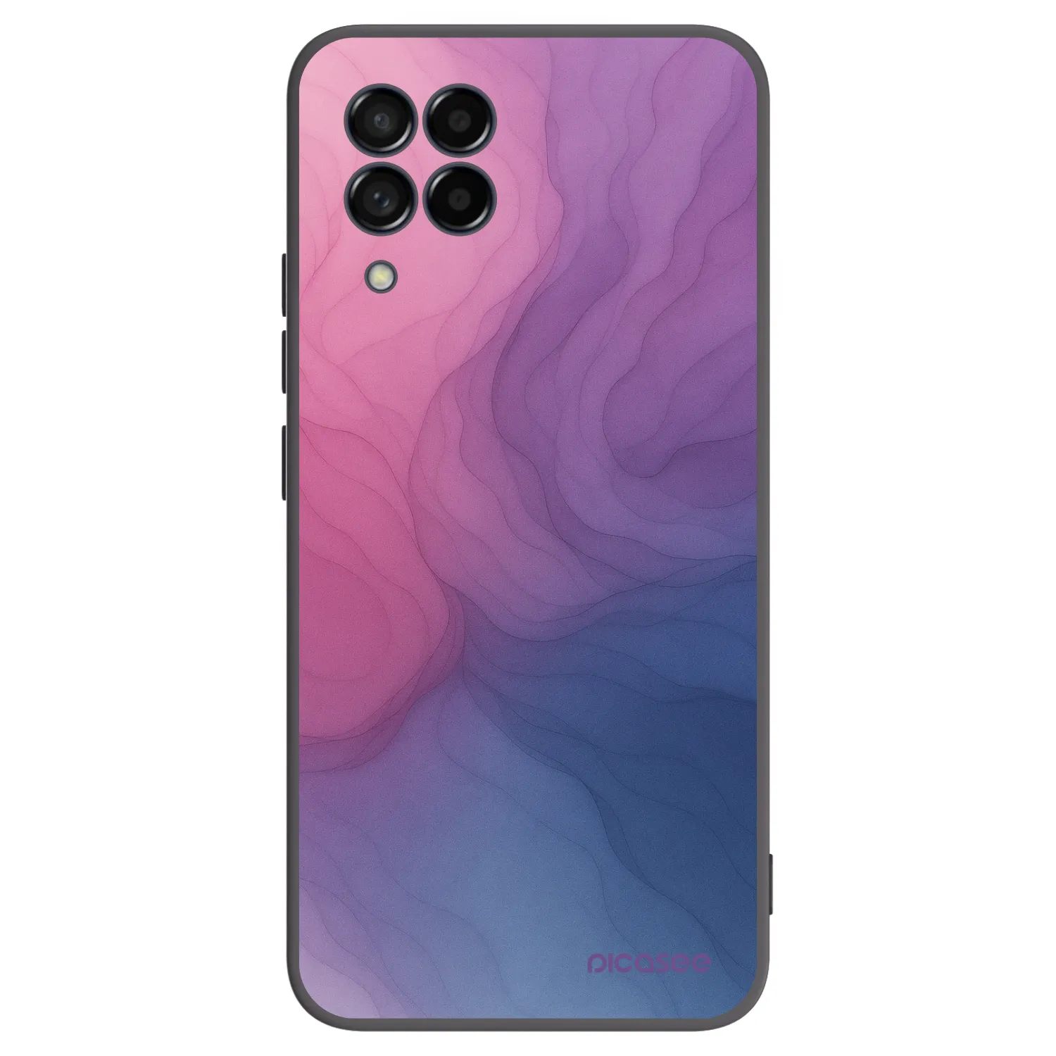 Picasee silikónový čierny obal pre Samsung Galaxy M53 5G - Silk