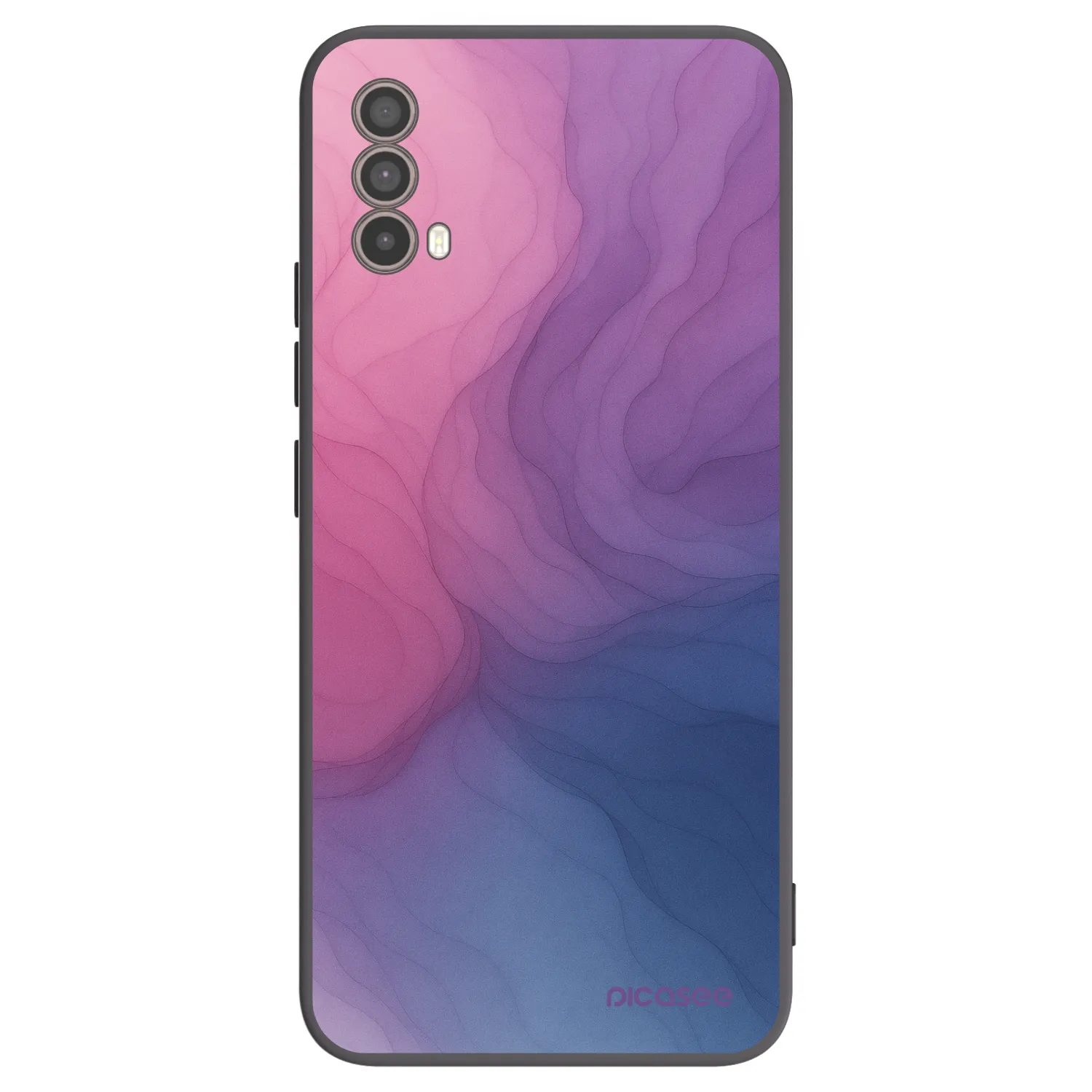 Picasee silikónový čierny obal pre Motorola Moto E40 - Silk