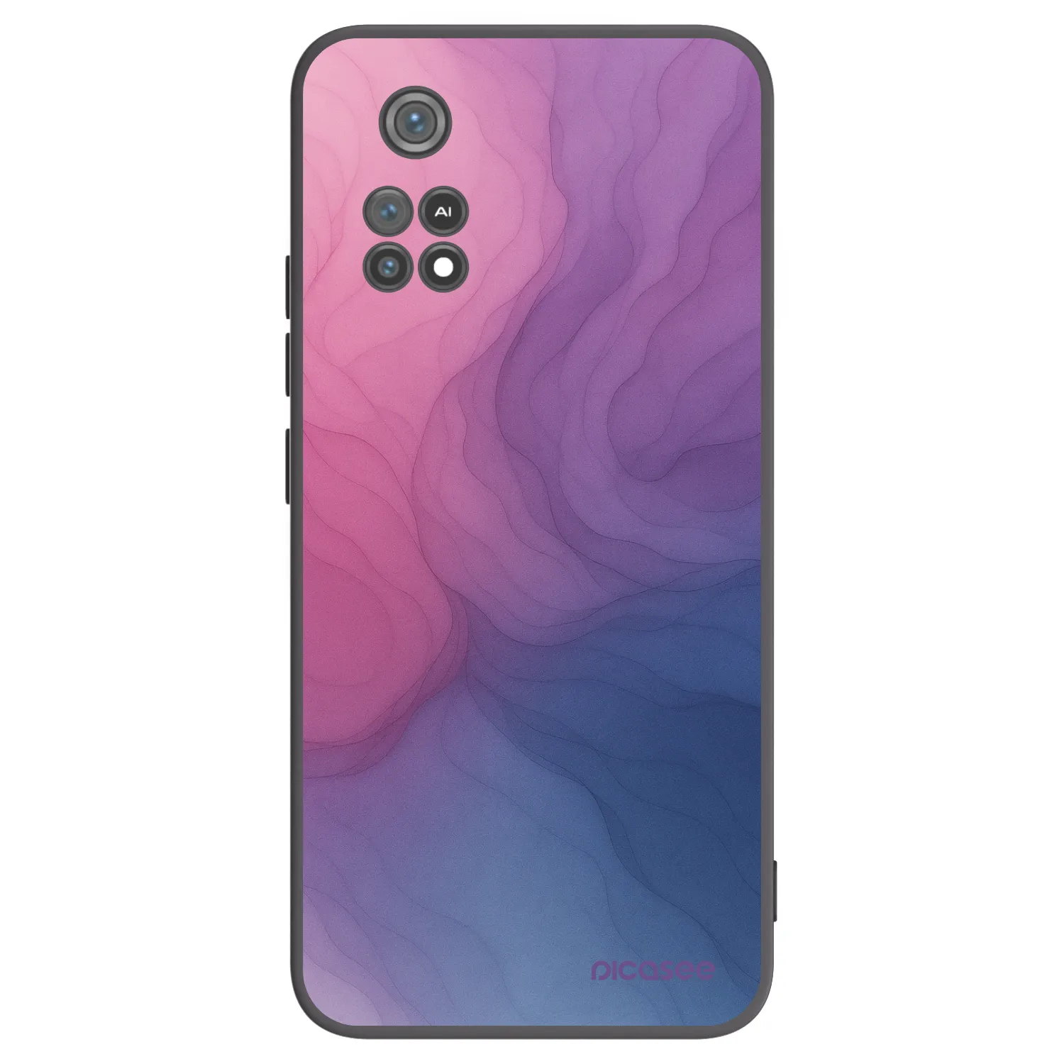 Silikónový čierny obal pre Xiaomi Poco M4 Pro - Silk