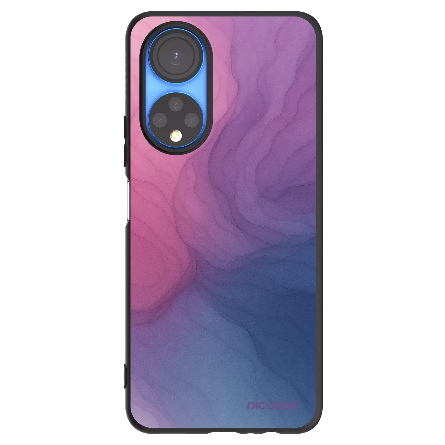 Picasee silikónový čierny obal pre Honor X7 - Silk