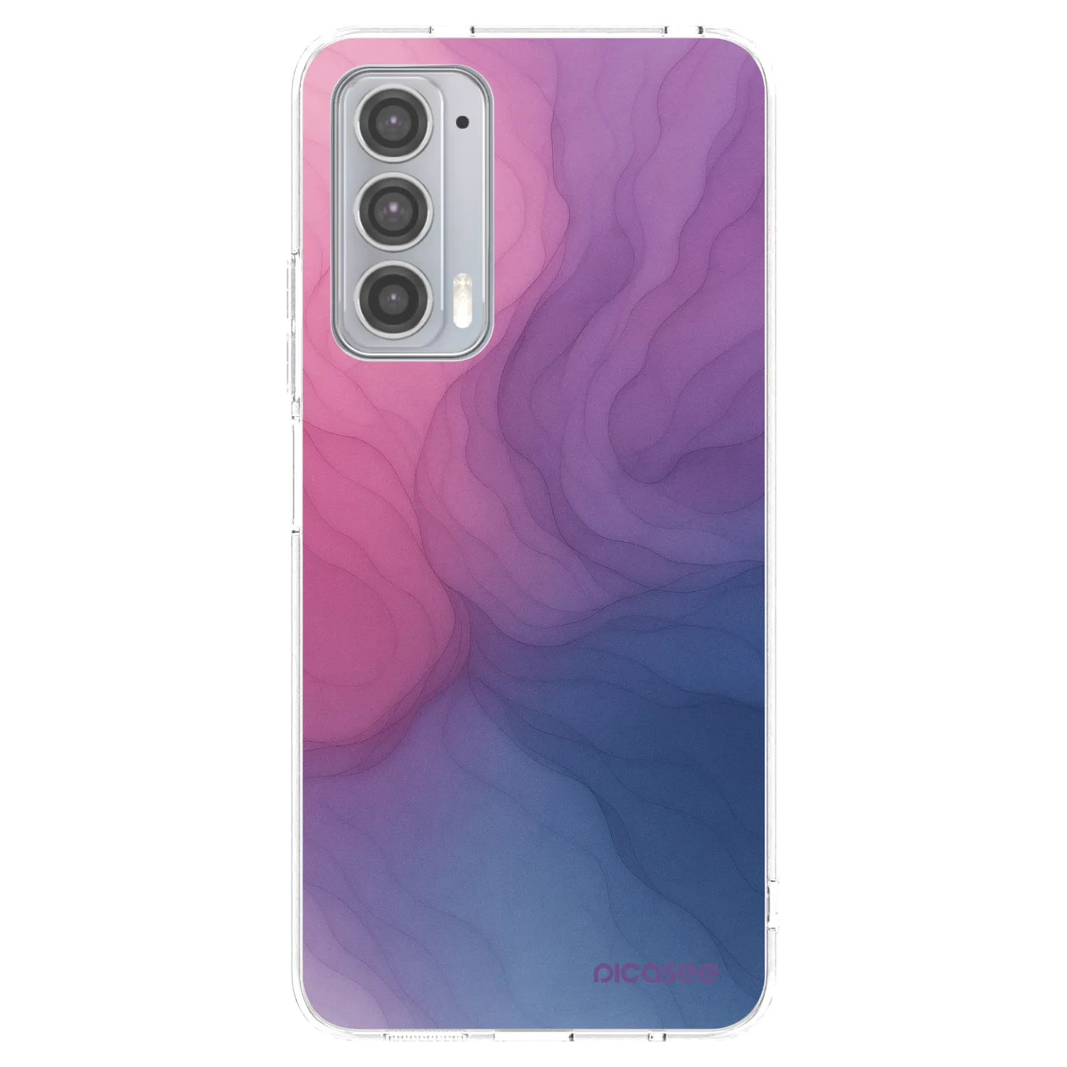 Picasee silikónový prehľadný obal pre Motorola Edge 20 - Silk