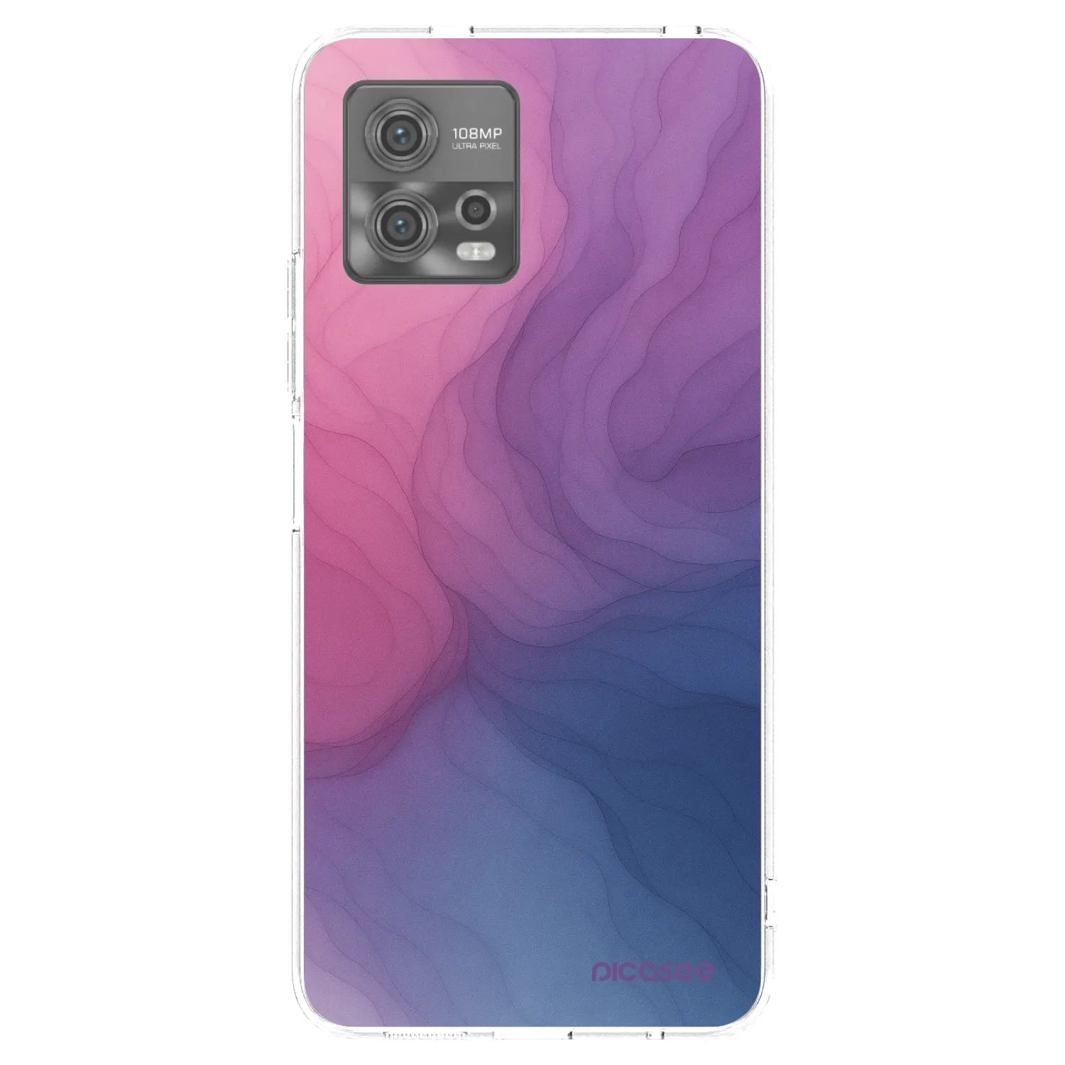 Picasee silikónový prehľadný obal pre Motorola Moto G72 - Silk