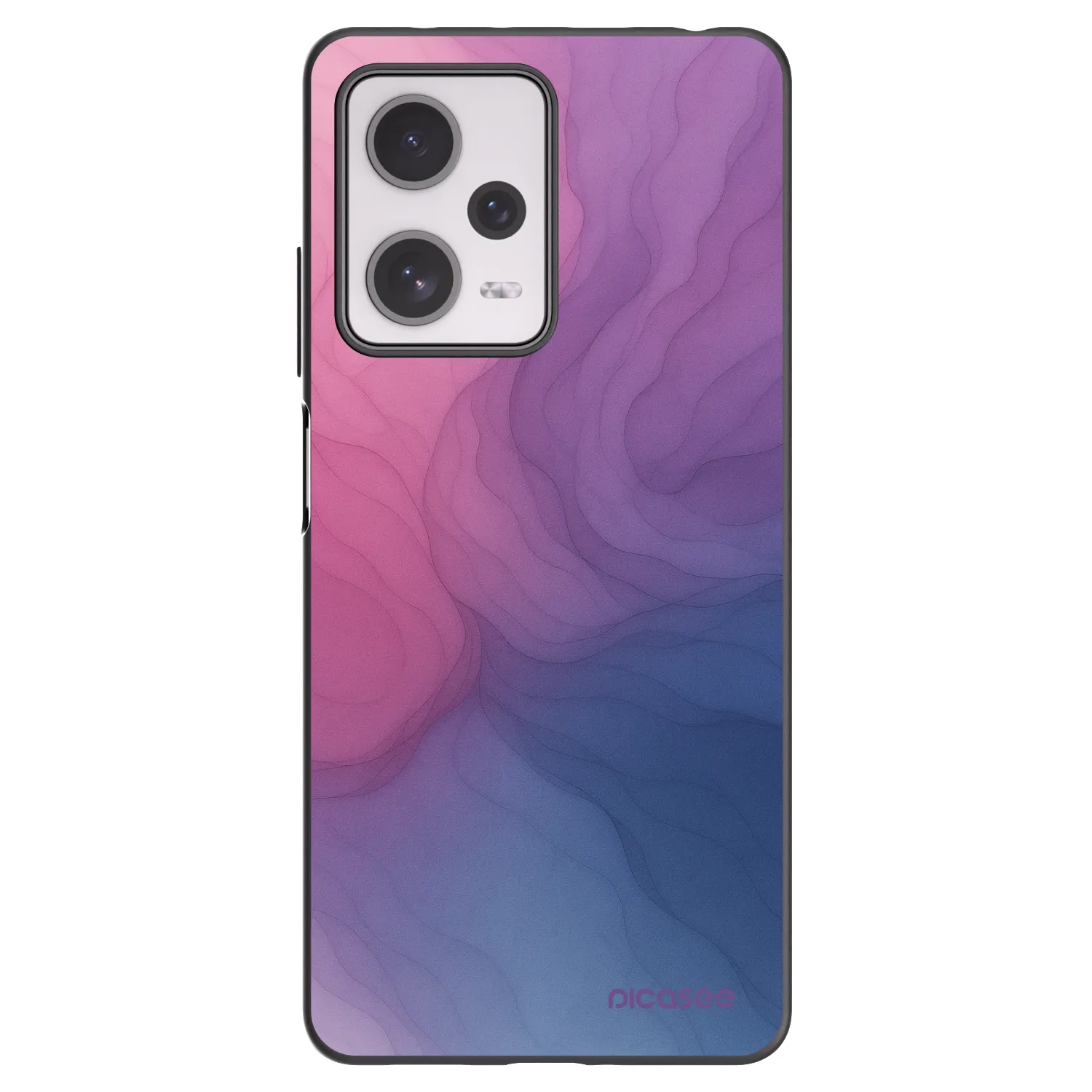 Picasee silikónový čierny obal pre Xiaomi Redmi Note 12 Pro+ 5G - Silk