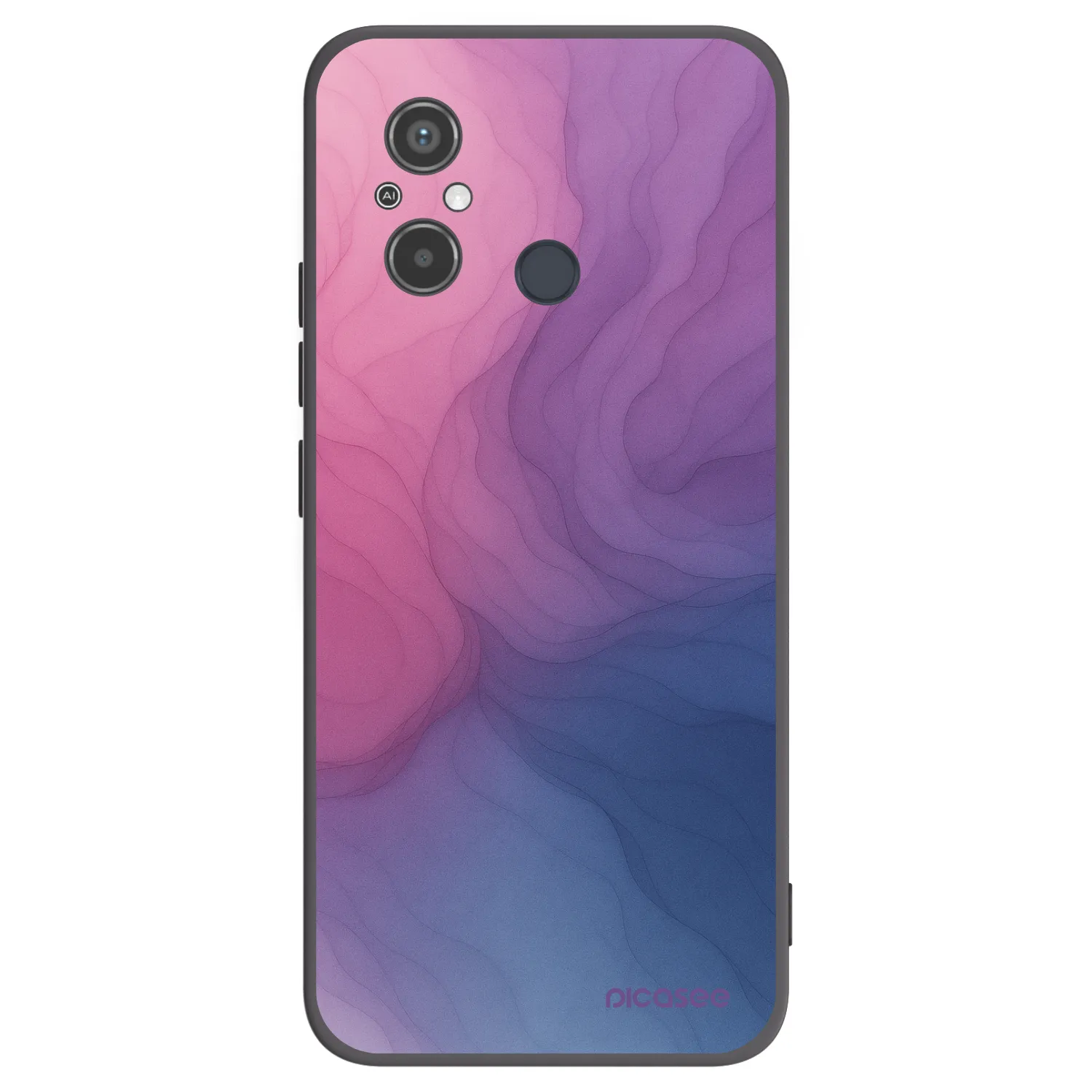 Silikónový čierny obal pre Xiaomi Redmi 12C - Silk