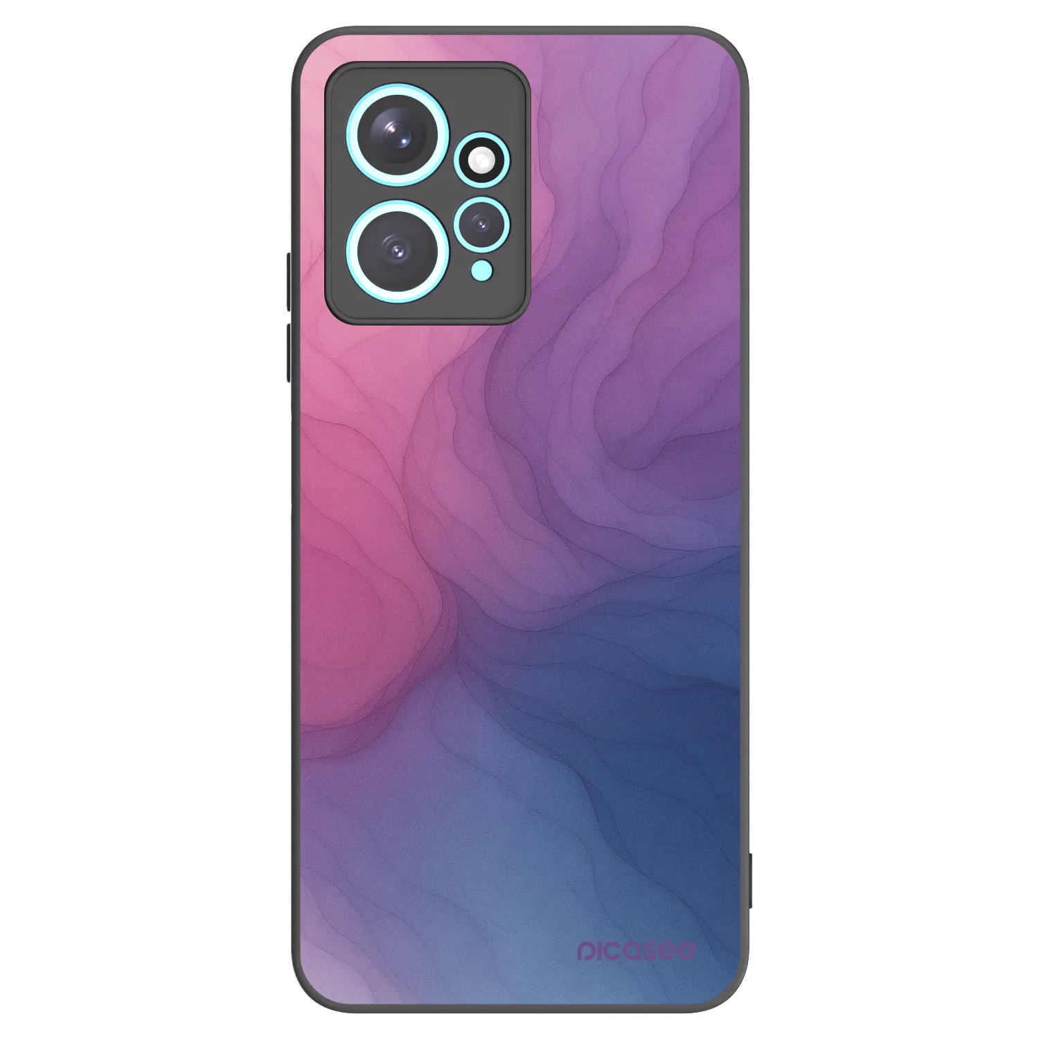 Picasee silikónový čierny obal pre Xiaomi Redmi Note 12 4G - Silk
