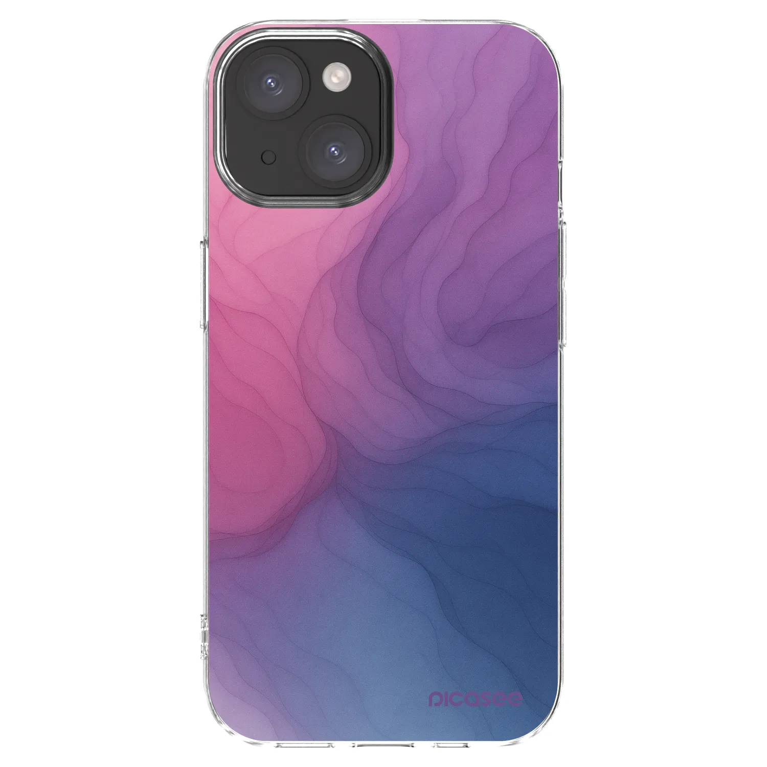Silikónový prehľadný obal pre Apple iPhone 15 - Silk