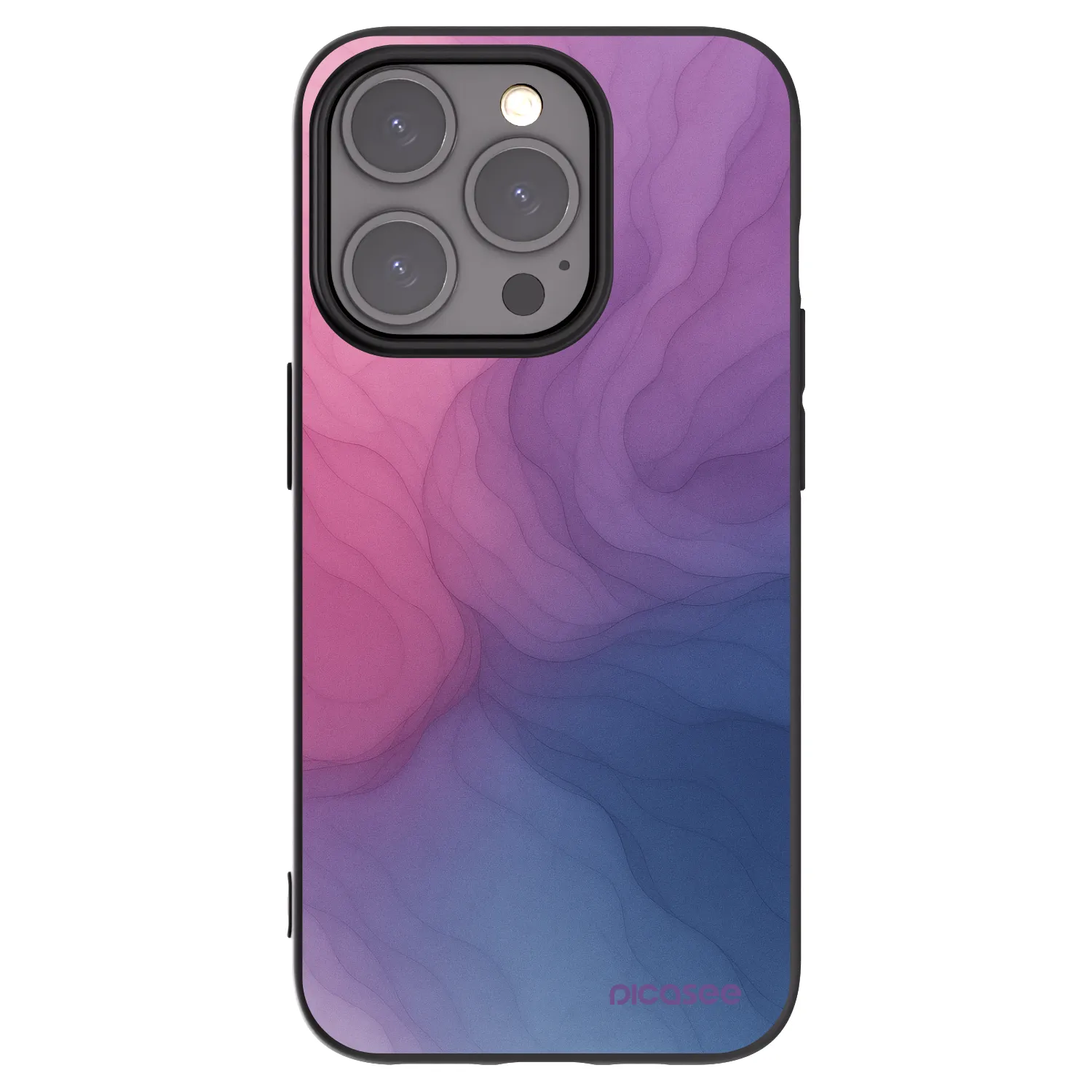 Silikónový čierny obal pre Apple iPhone 15 Pro - Silk