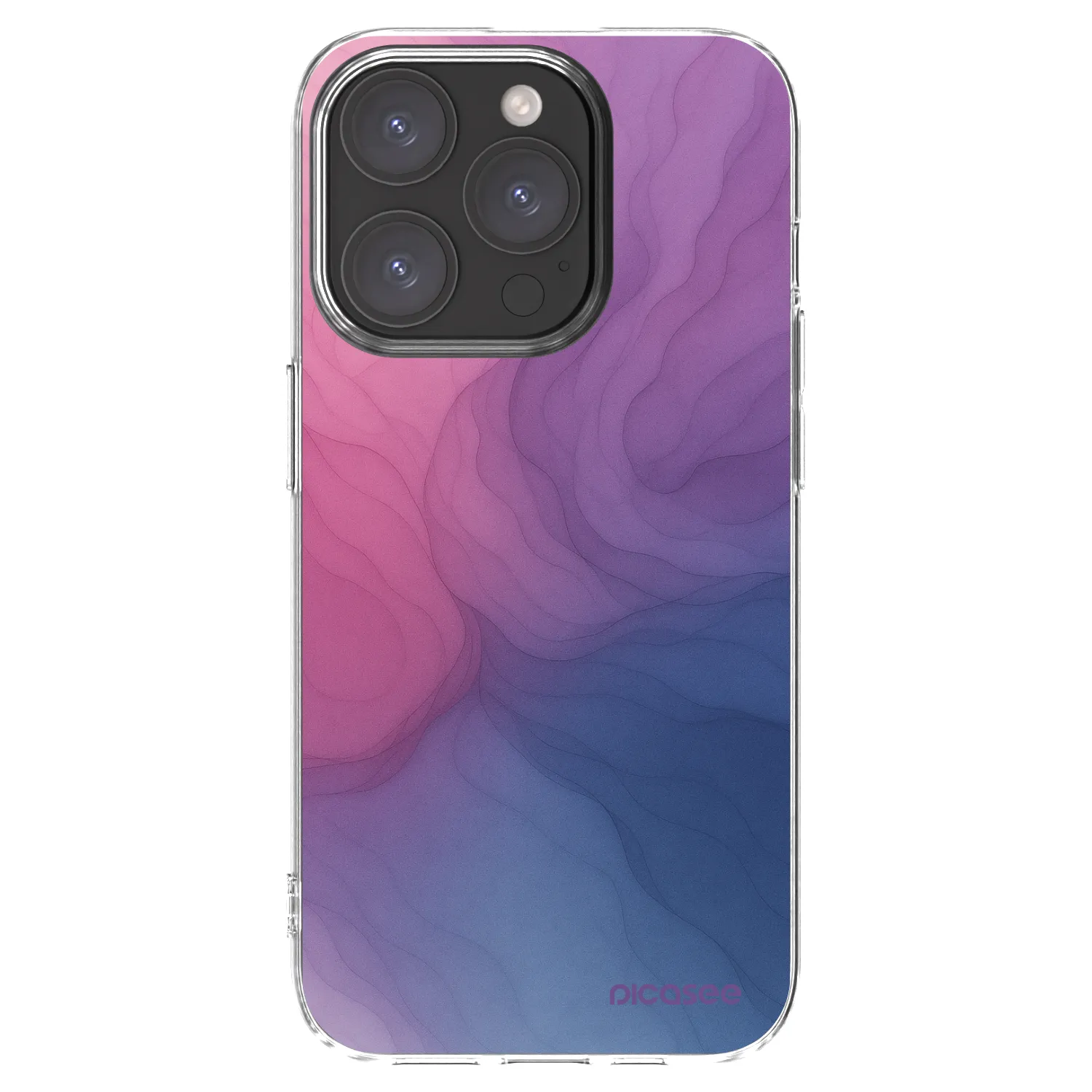 Silikónový prehľadný obal pre Apple iPhone 15 Pro - Silk