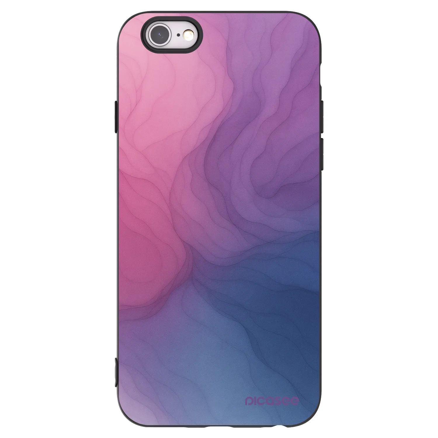 Picasee silikónový čierny obal pre Apple iPhone 6/6S - Silk