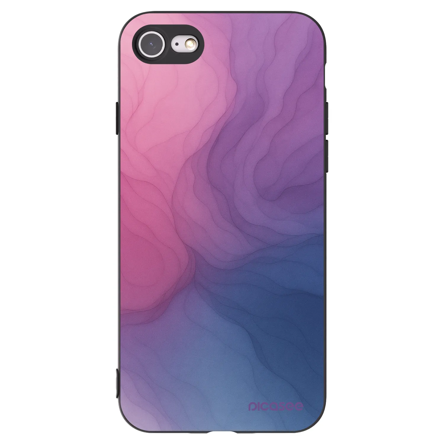 Picasee silikónový čierny obal pre Apple iPhone 7 - Silk
