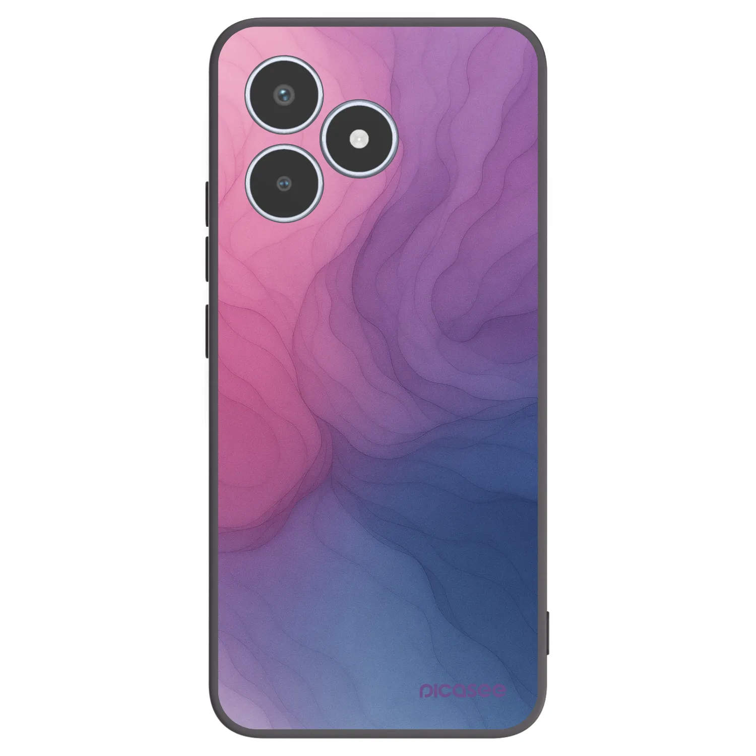 Picasee silikónový čierny obal pre Realme C53 - Silk
