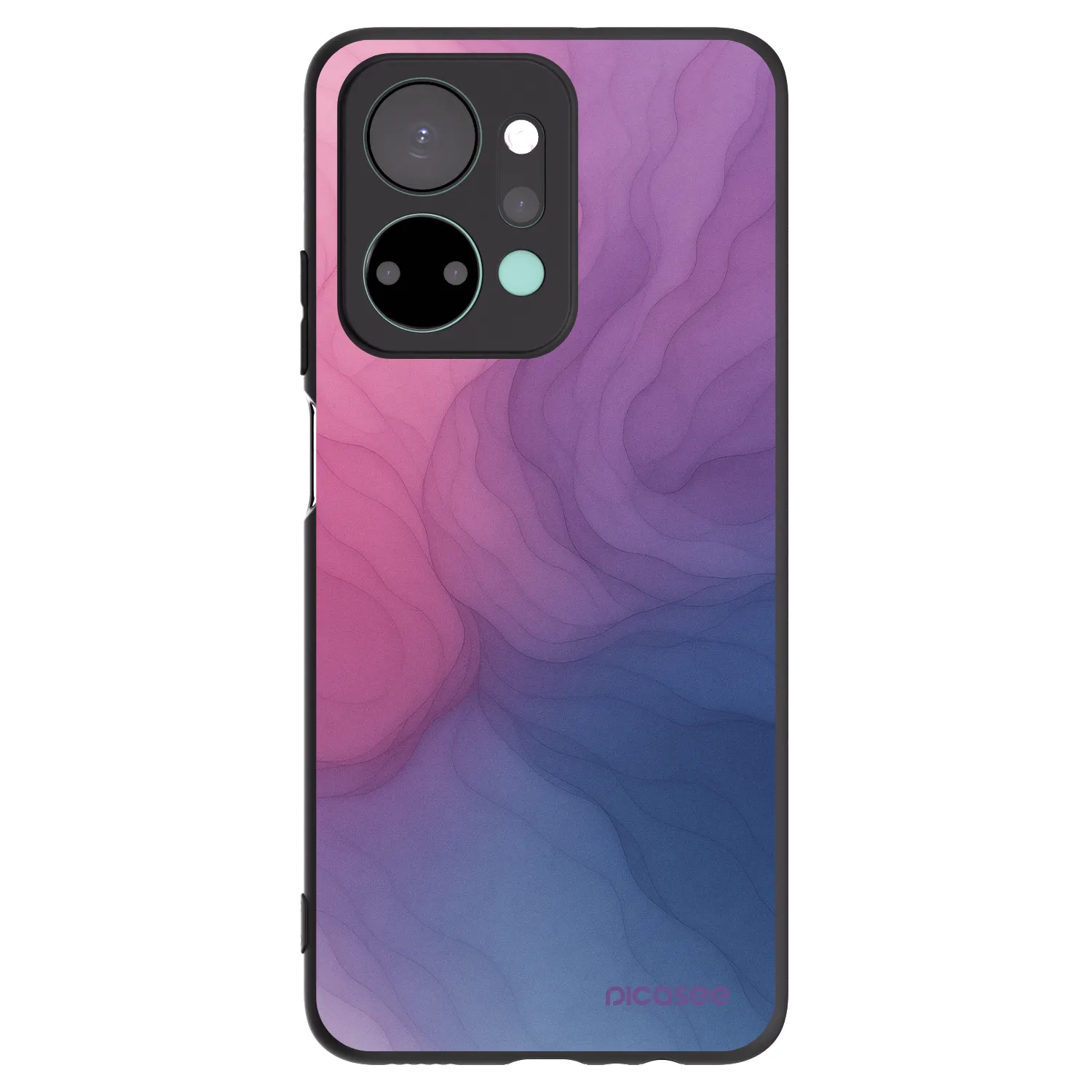 Picasee silikónový čierny obal pre Honor X7a - Silk