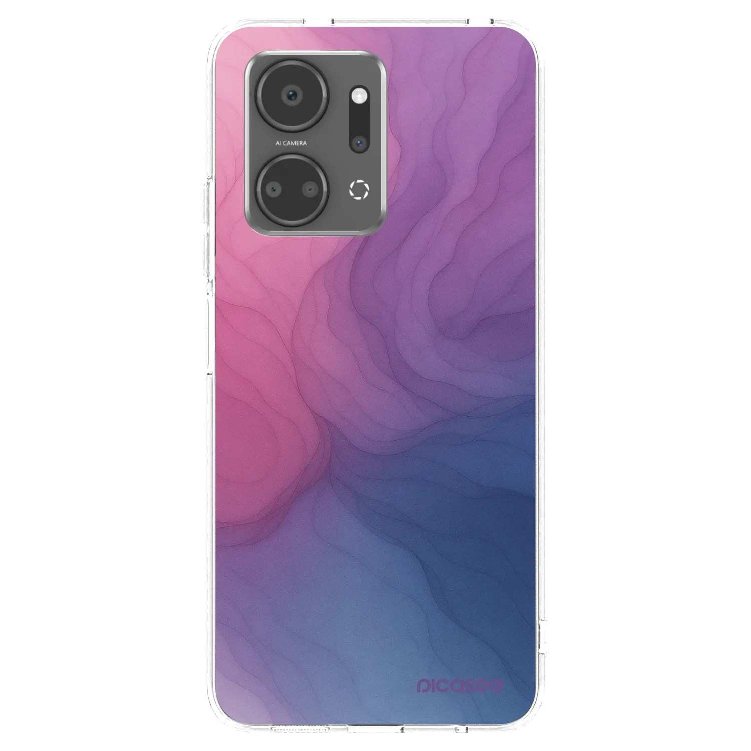 Picasee silikónový prehľadný obal pre Honor X7a - Silk