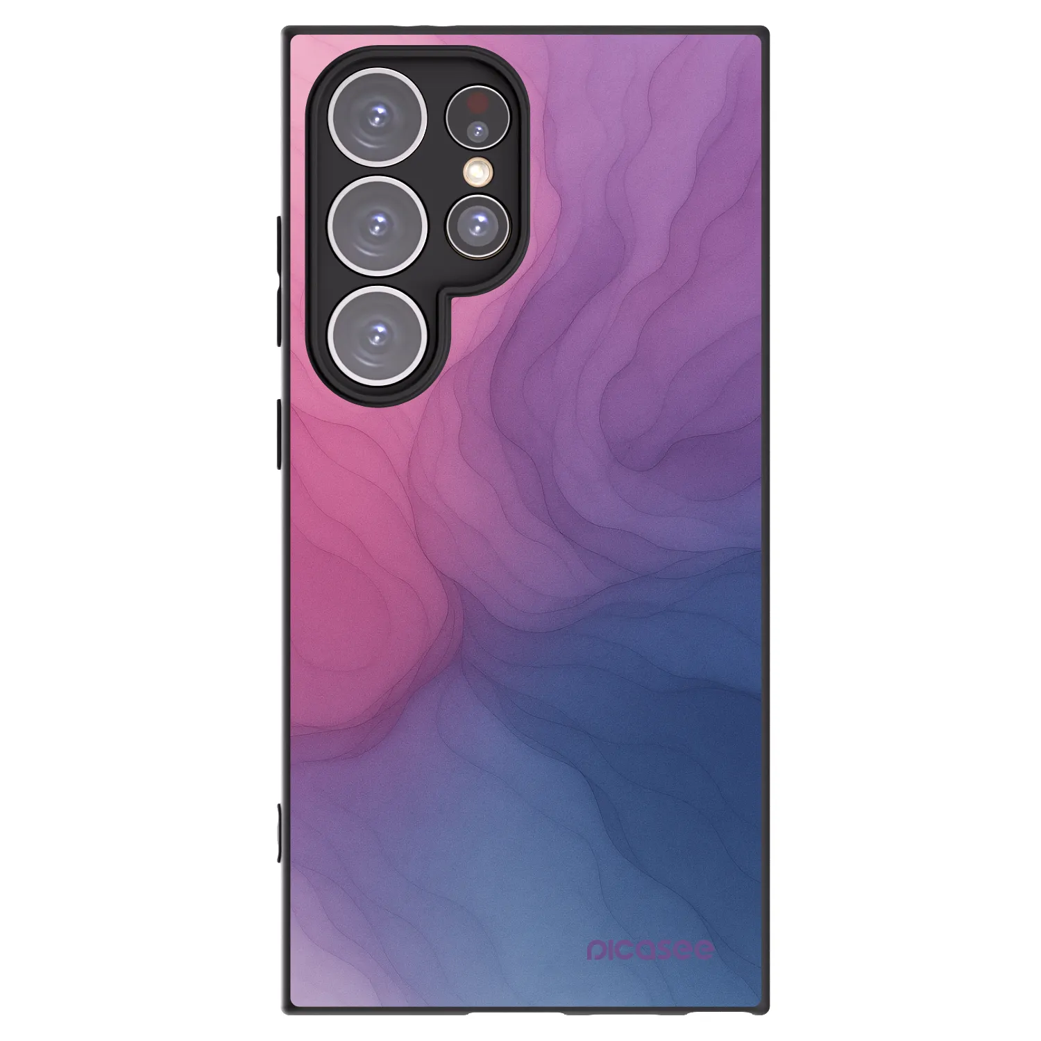 Picasee silikónový čierny obal pre Samsung Galaxy S24 Ultra S928B 5G - Silk