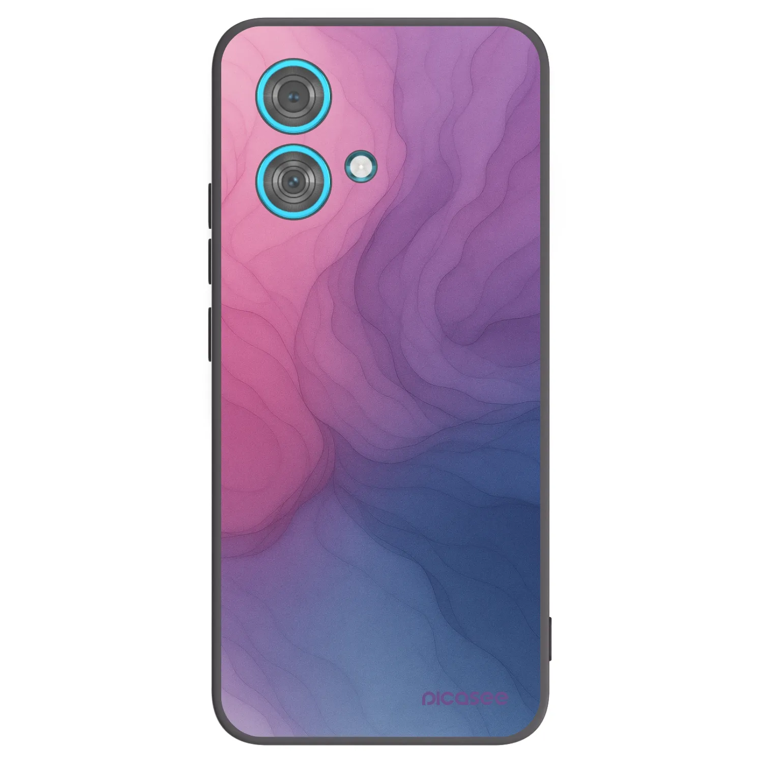 Silikónový čierny obal pre Motorola Edge 40 Neo - Silk