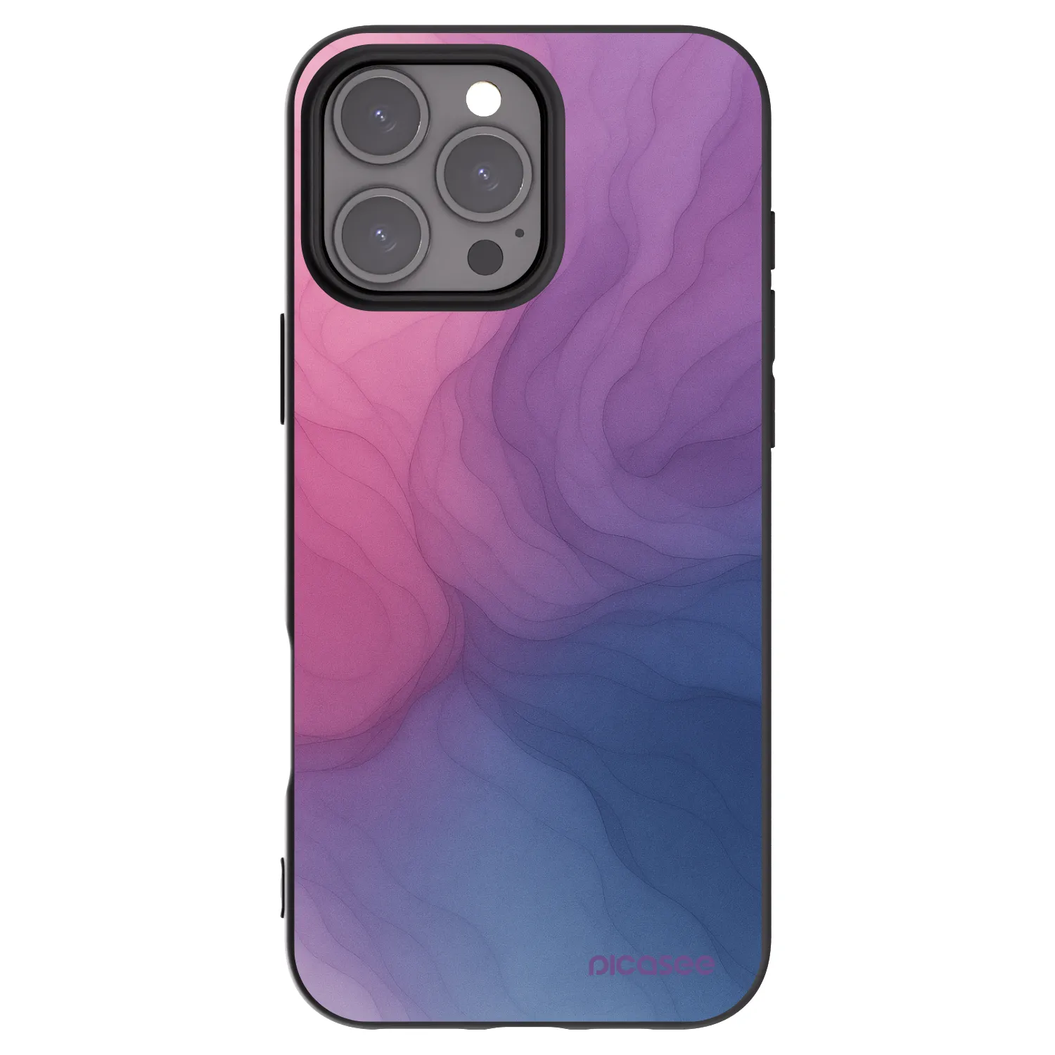 Silikónový čierny obal pre Apple iPhone 16 Pro Max - Silk