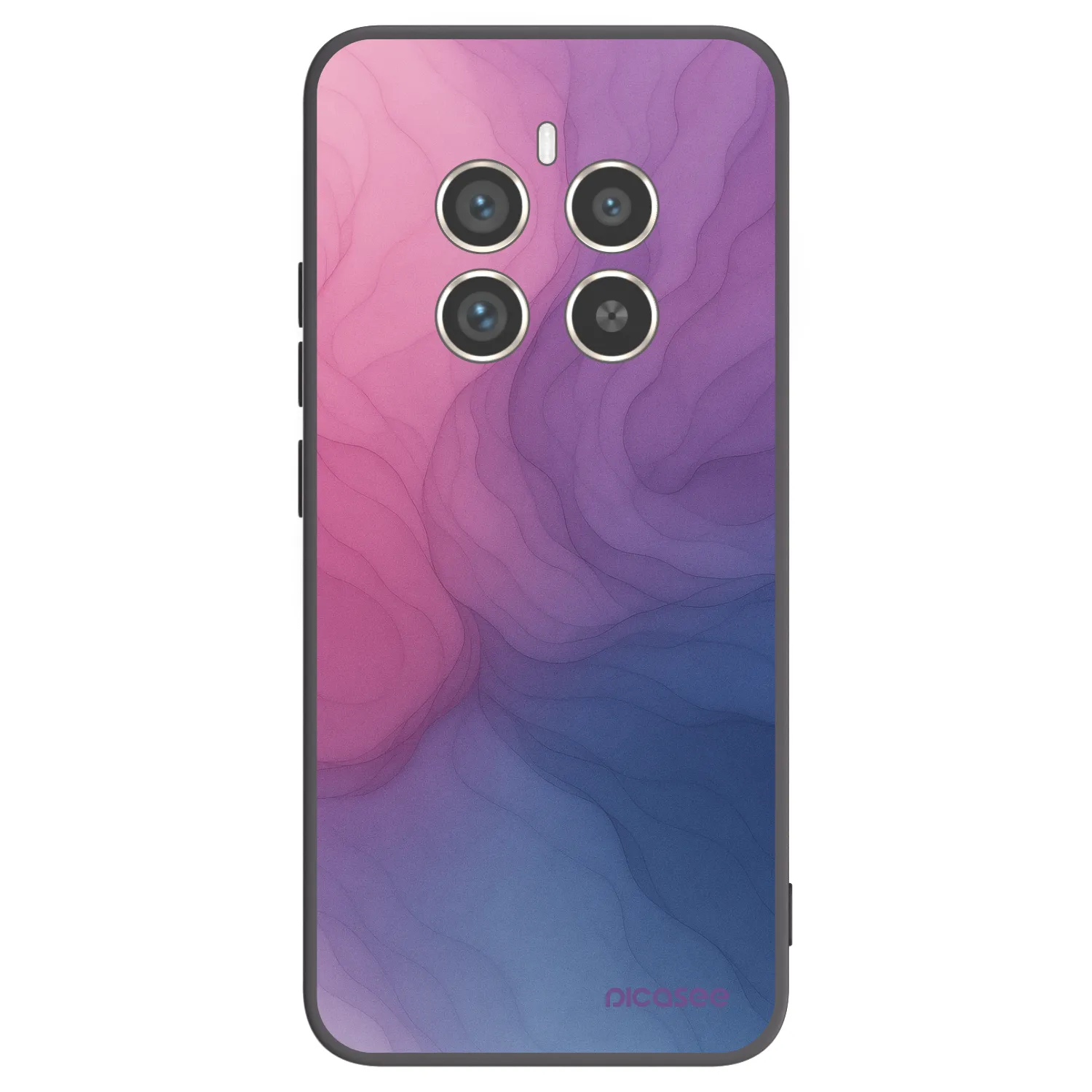 Picasee silikónový čierny obal pre Realme 12 Pro 5G - Silk