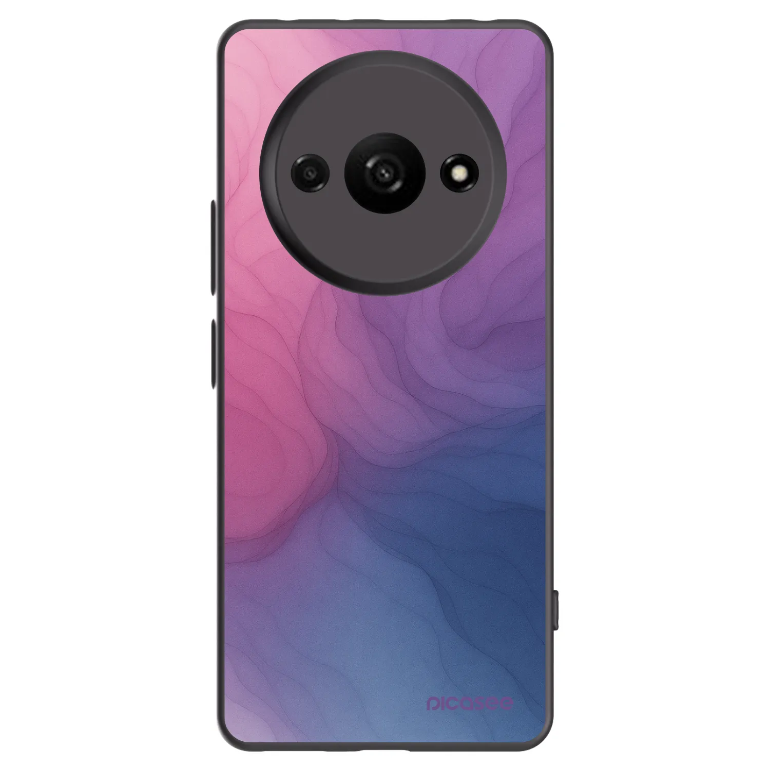 Silikónový čierny obal pre Xiaomi Redmi A3 - Silk