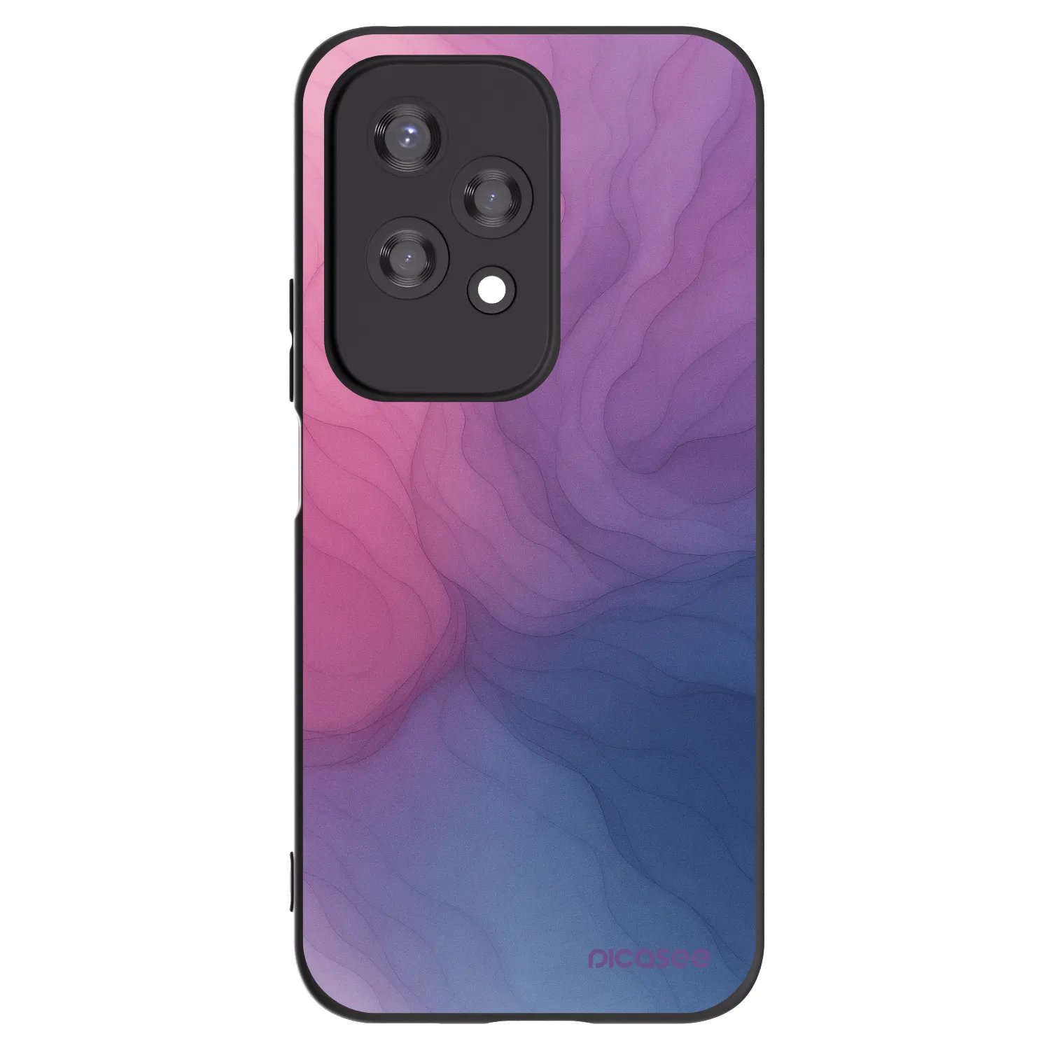Silikónový čierny obal pre Honor 200 Lite - Silk