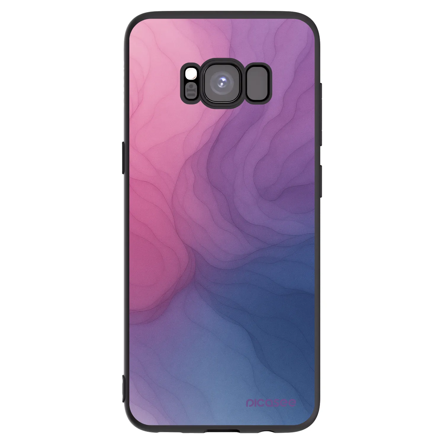 Picasee silikónový čierny obal pre Samsung Galaxy S8 G950F - Silk