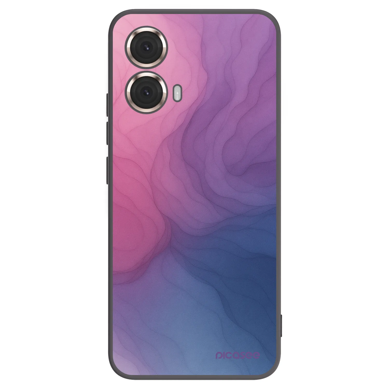 Picasee silikónový čierny obal pre Motorola Moto G85 - Silk