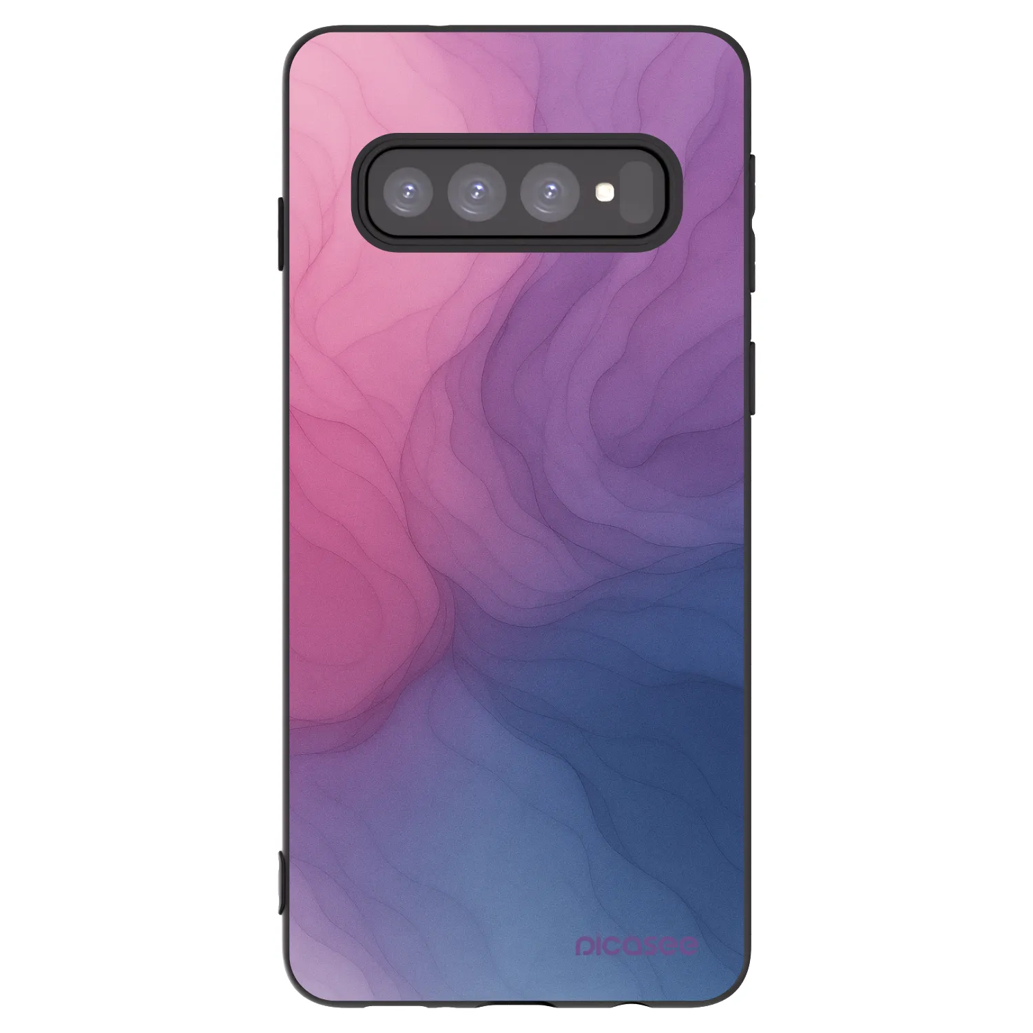 Picasee silikónový čierny obal pre Samsung Galaxy S10 G973 - Silk