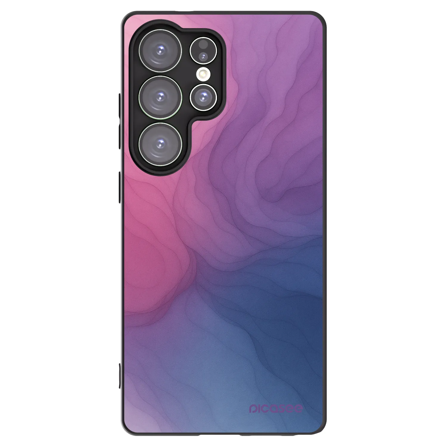 Picasee silikónový čierny obal pre Samsung Galaxy S25 Ultra 5G - Silk