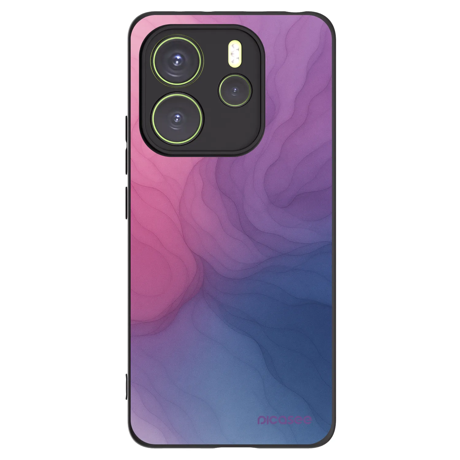 Picasee silikónový čierny obal pre Xiaomi Redmi Note 14 4G - Silk